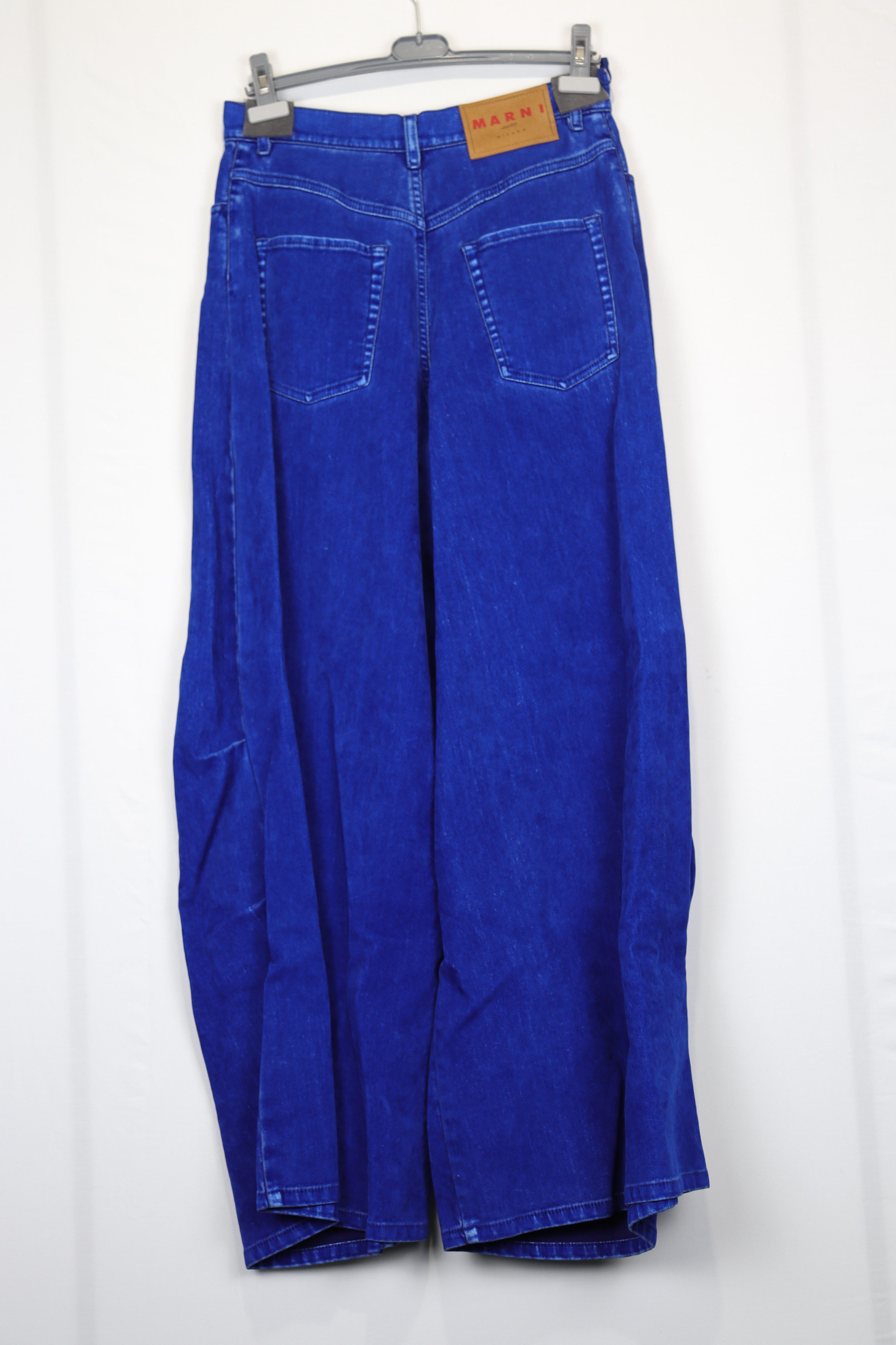 Marni o1rshd11223 Garment Dyed Flock Denim in Blue Size US 31 - 5 Thumbnail