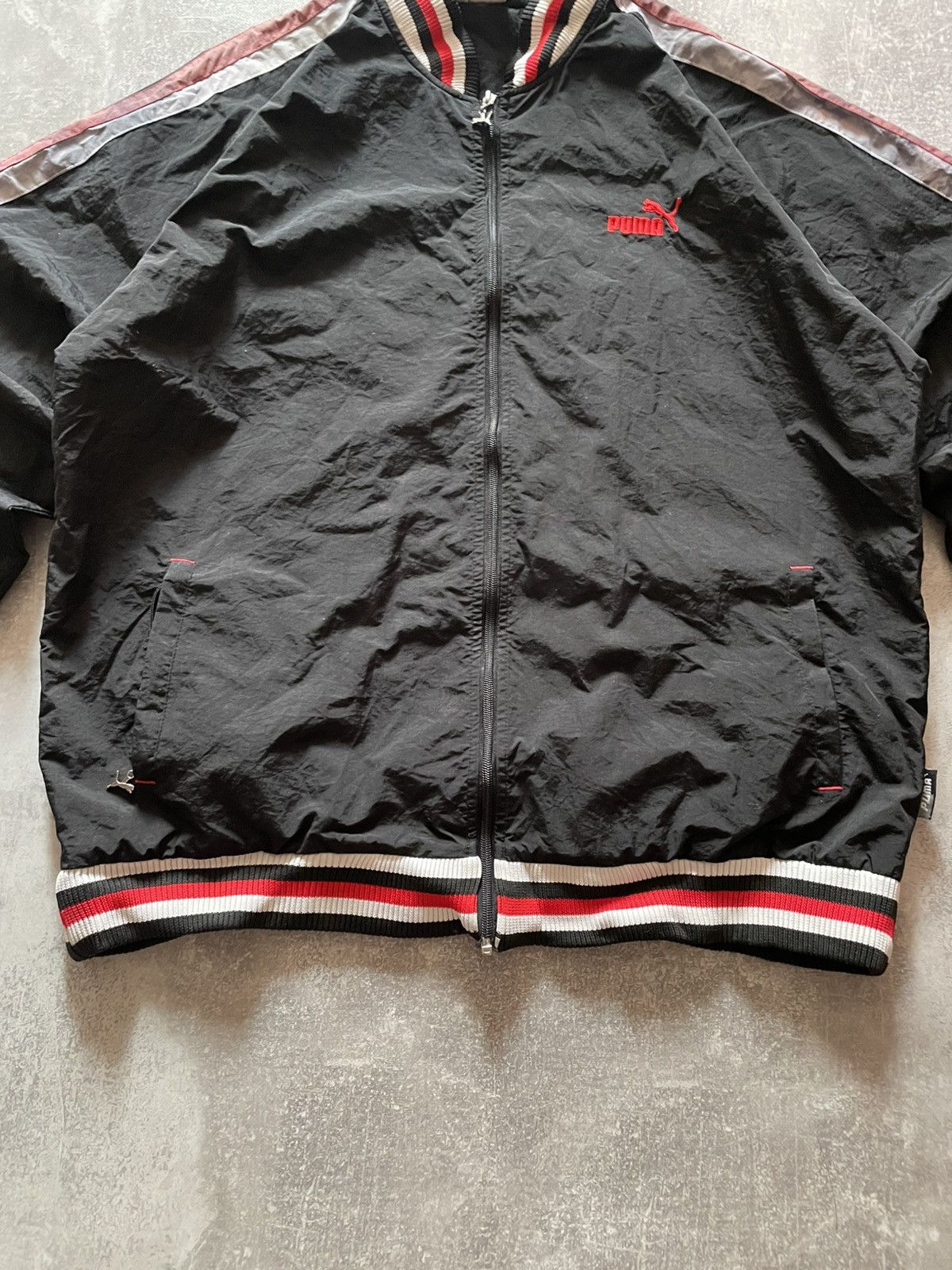 Puma Vintage Puma Nylon Bomber Jacket Size US XL / EU 56 / 4 - 3 Thumbnail