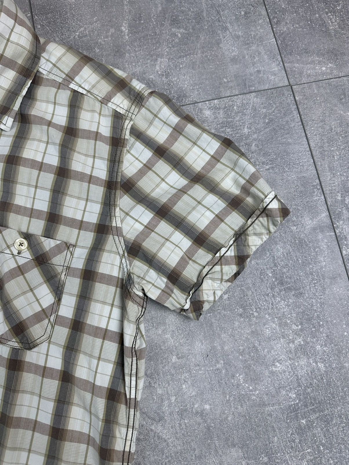 Nigel Cabourn Nigel Cabourn Utlity Shirts Checked Button Up Size US M / EU 48-50 / 2 - 4 Thumbnail
