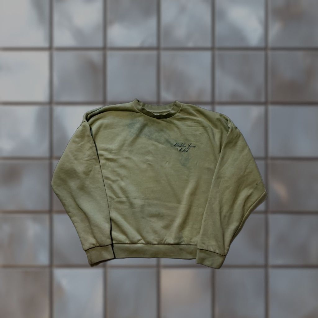 Vintage VINTAGE Malibu Juice Club Crosscreek Honeydew Palm Tree Crewneck Pullover Sweatshirt XL Size US XL / EU 56 / 4 - 1 Thumbnail