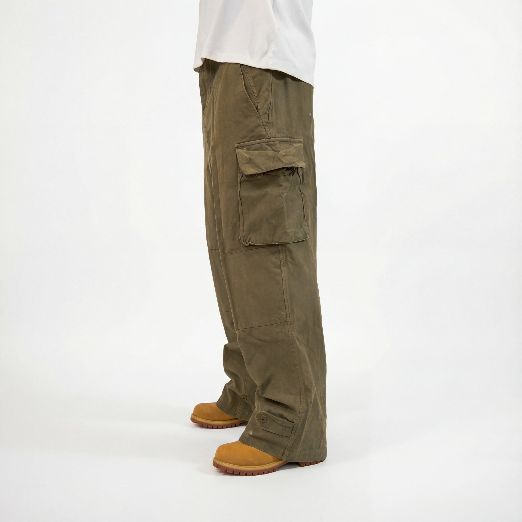 Vintage Vintage 50s French M47 Pants Size US 34 / EU 50 - 1 Thumbnail