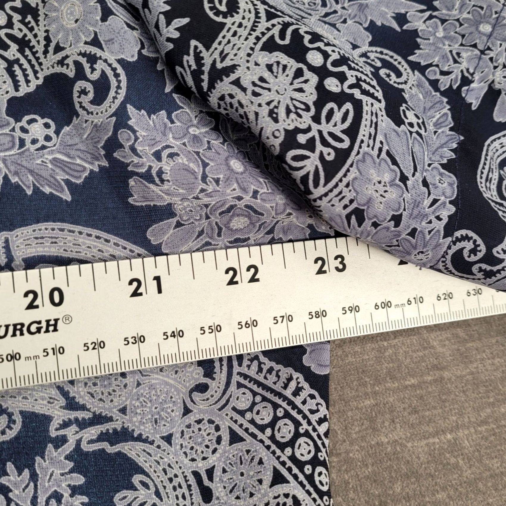 Vintage VINTAGE Notations Blue Paisley Print Button Down Short Sleeve Blouse Womens Size 14 Size XL / US 12-14 / IT 48-50 - 6 Thumbnail