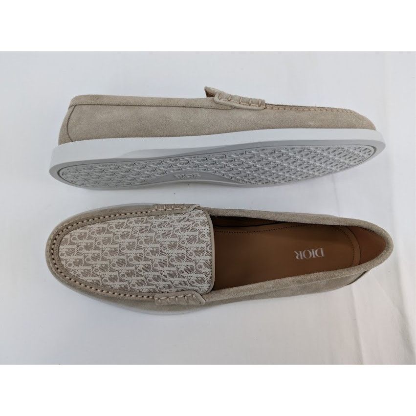 Dior o1rshd1 Canvas Granville Clean Loafers Boots in Beige 46 Size US 13 / EU 46 - 1 Thumbnail