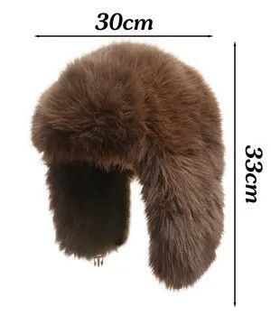 Japanese Brand Faux Fur Ushanka - Russian Core Archive Size ONE SIZE - 2 Thumbnail