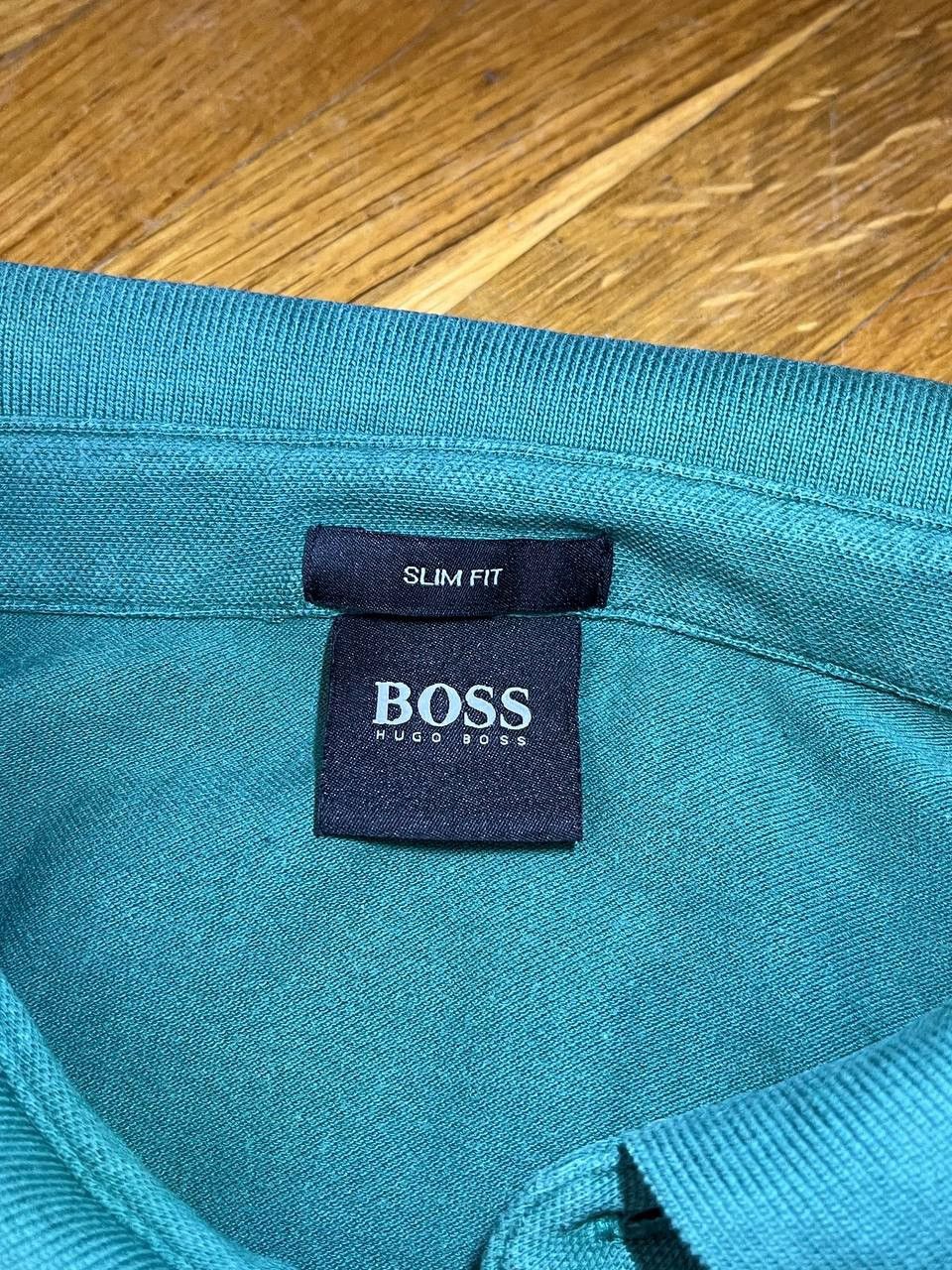 Hugo Boss Hugo Boss basic green polo tee Size US XXL / EU 58 / 5 - 5 Thumbnail