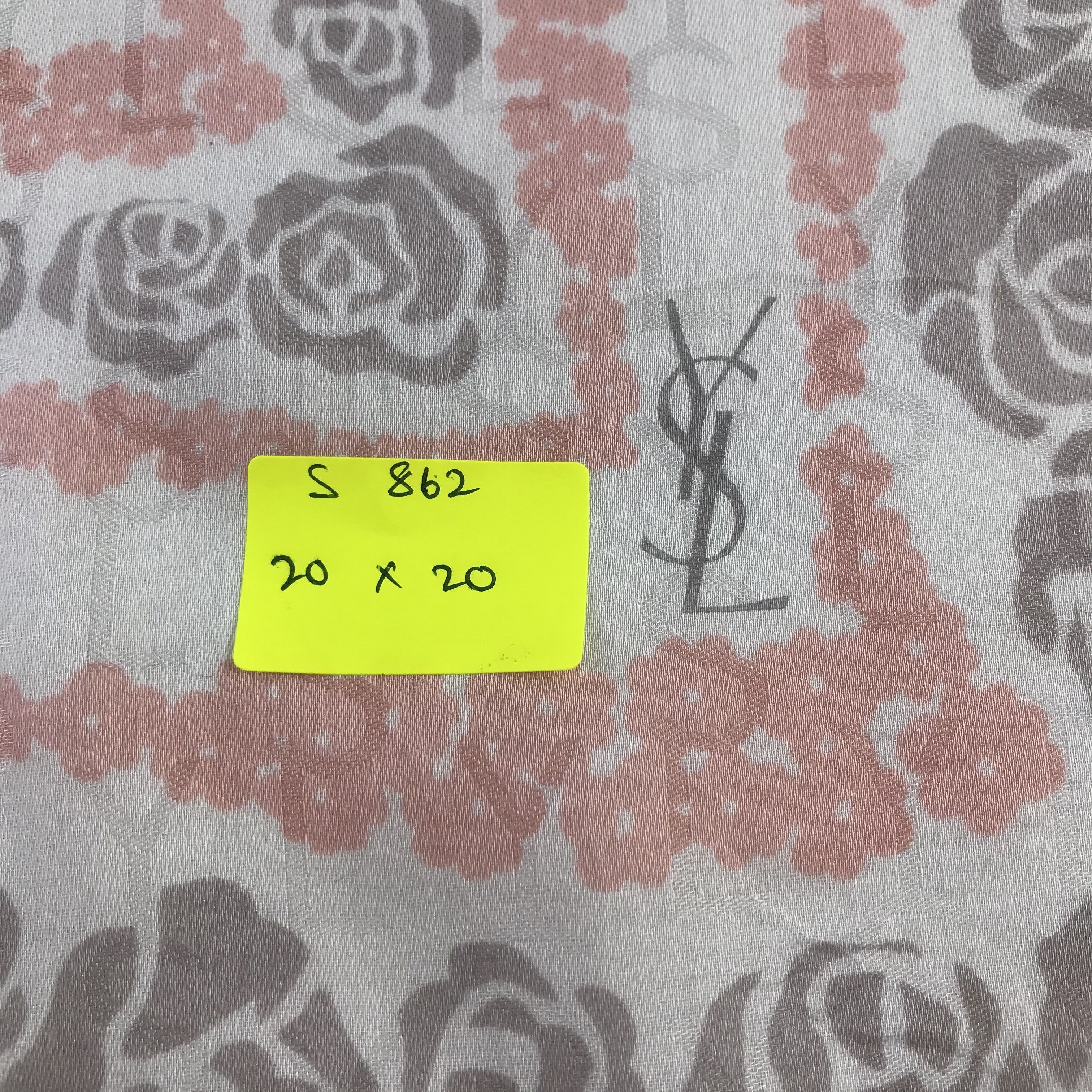 Vintage × Yves Saint Laurent Yves Saint Laurent Bandana / Handkerchief /Neckerchief -S862 Size ONE SIZE - 5 Thumbnail