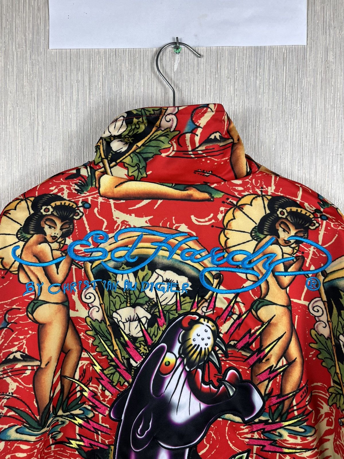 Ed Hardy Vintage Ed Hardy Christian Audigier zip y2k hoodie sexy girl Size US M / EU 48-50 / 2 - 12 Thumbnail