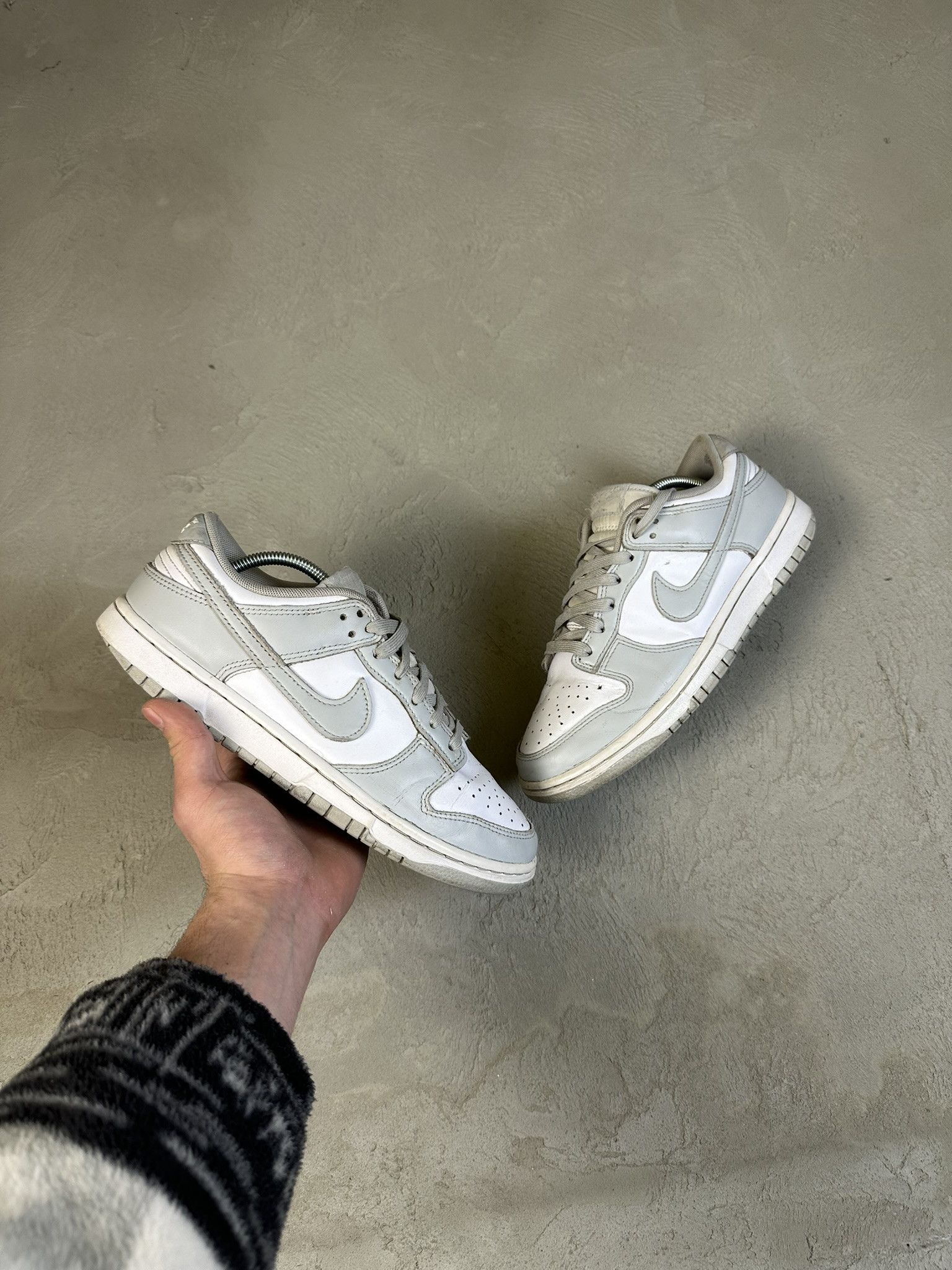 Nike Nike Dunk Gray Fog Low Leather Sneakers Hype Size US 7.5 / EU 40-41 - 1 Thumbnail