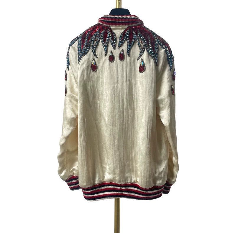 Gucci Gucci Gucci Embroidered Peacock Feather Jacket-2507 Size US M / EU 48-50 / 2 - 2 Thumbnail