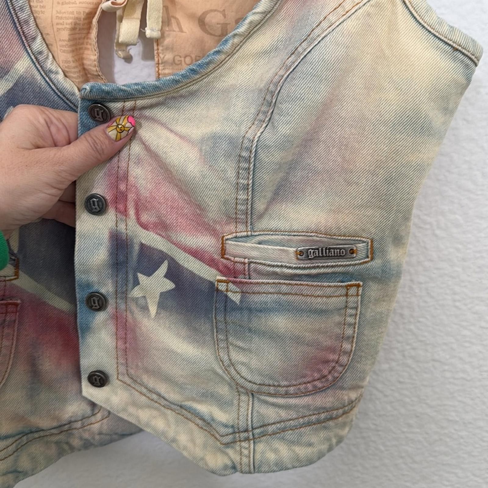 Other Authentic & ARCHIVAL rare Galliano vest app sz 8 US Size ONE SIZE - 4 Thumbnail