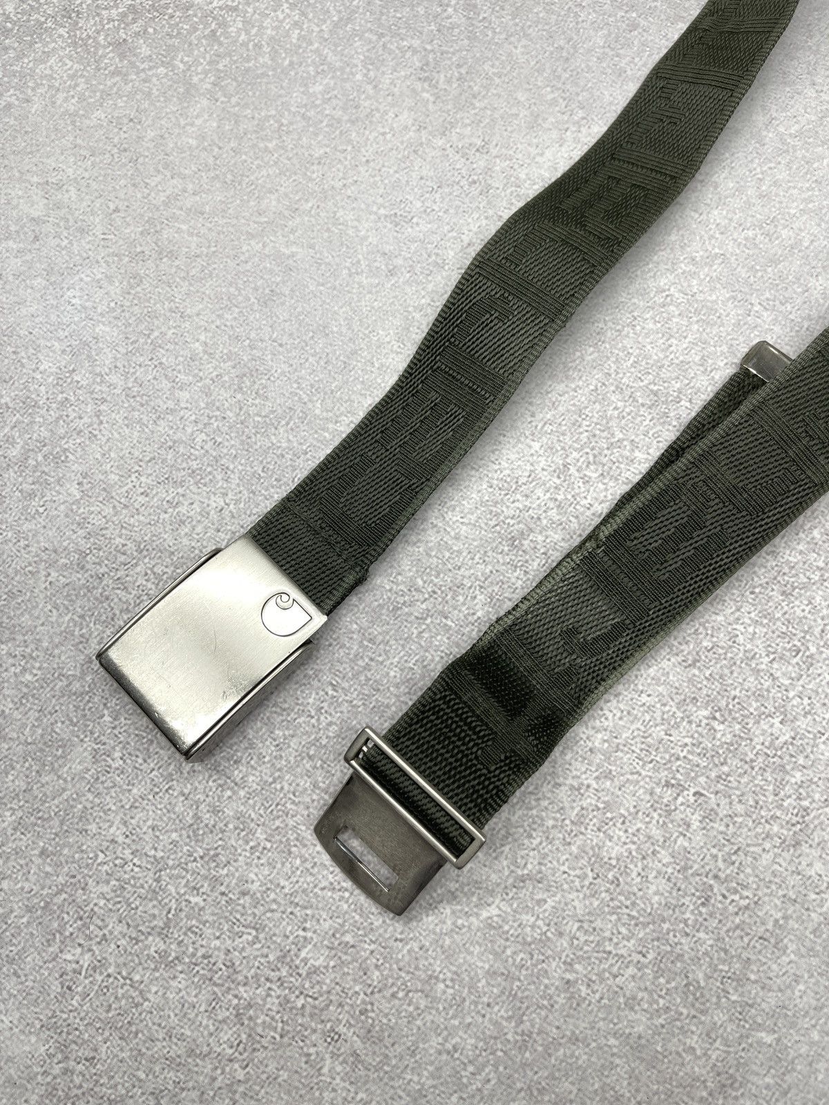 Carhartt Vintage Carhartt Belt Khaki Bih Logo Size ONE SIZE - 3 Thumbnail