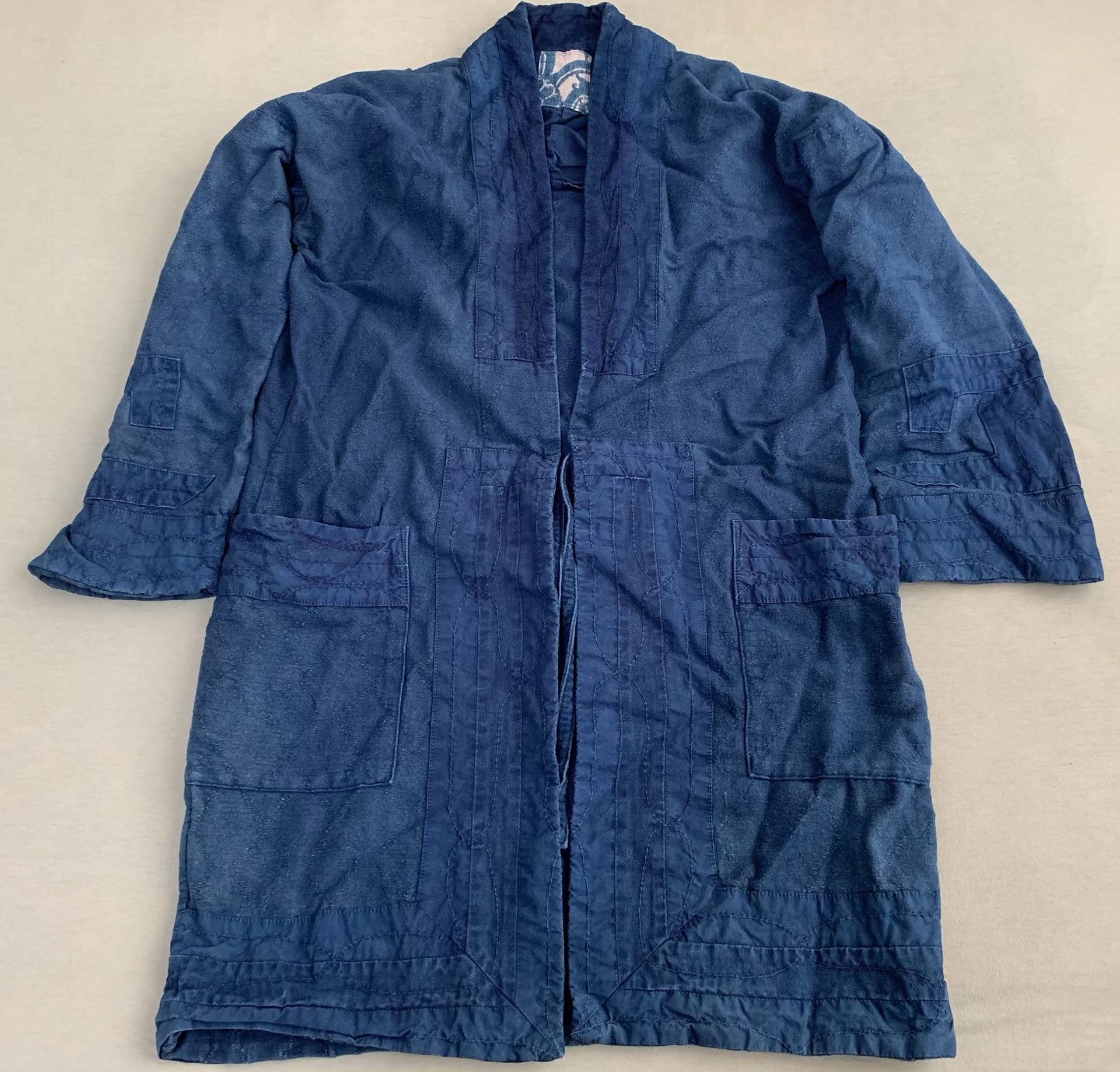 Visvim visvim ICT Ruunpe Blue Dyed Robe Size US S / EU 44-46 / 1 - 1 Thumbnail