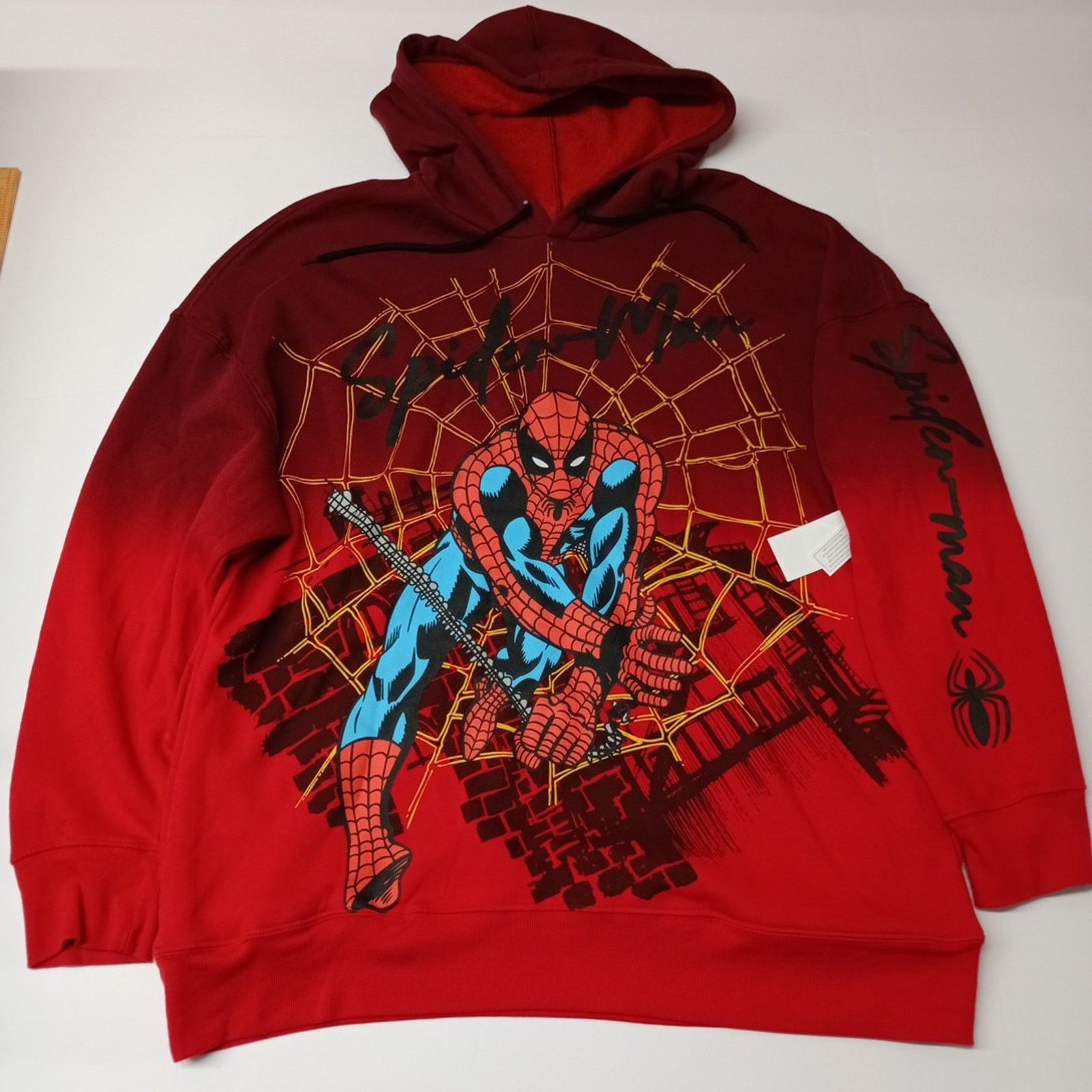 Other Marvel Spider-Man Hoodie Sweatshirt Red Logo Mens XL Pockets Size US XL / EU 56 / 4 - 1 Thumbnail