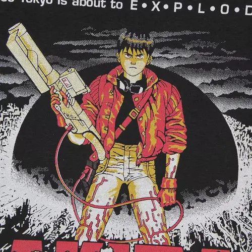 Japanese Brand × Vintage Anime AKIRA Neo Tokyo Explosion Graphic Printed Tshirt Size US XXL / EU 58 / 5 - 3 Thumbnail