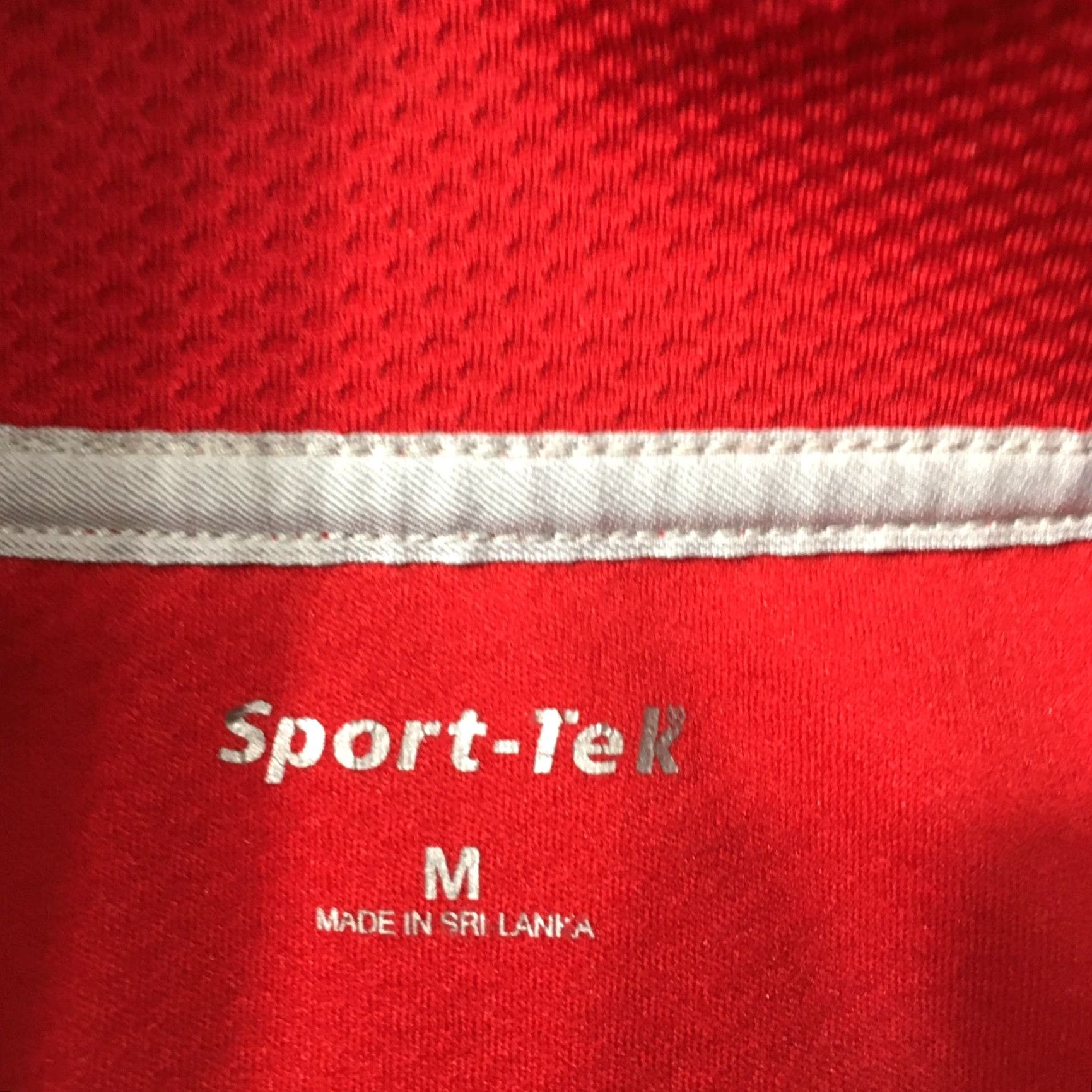 Vintage Sport-Tek Pullover Mens Red Medium Long Sleeve 1/4 Zip Lightweight Moisture Wicking Shirt Size US M / EU 48-50 / 2 - 3 Thumbnail