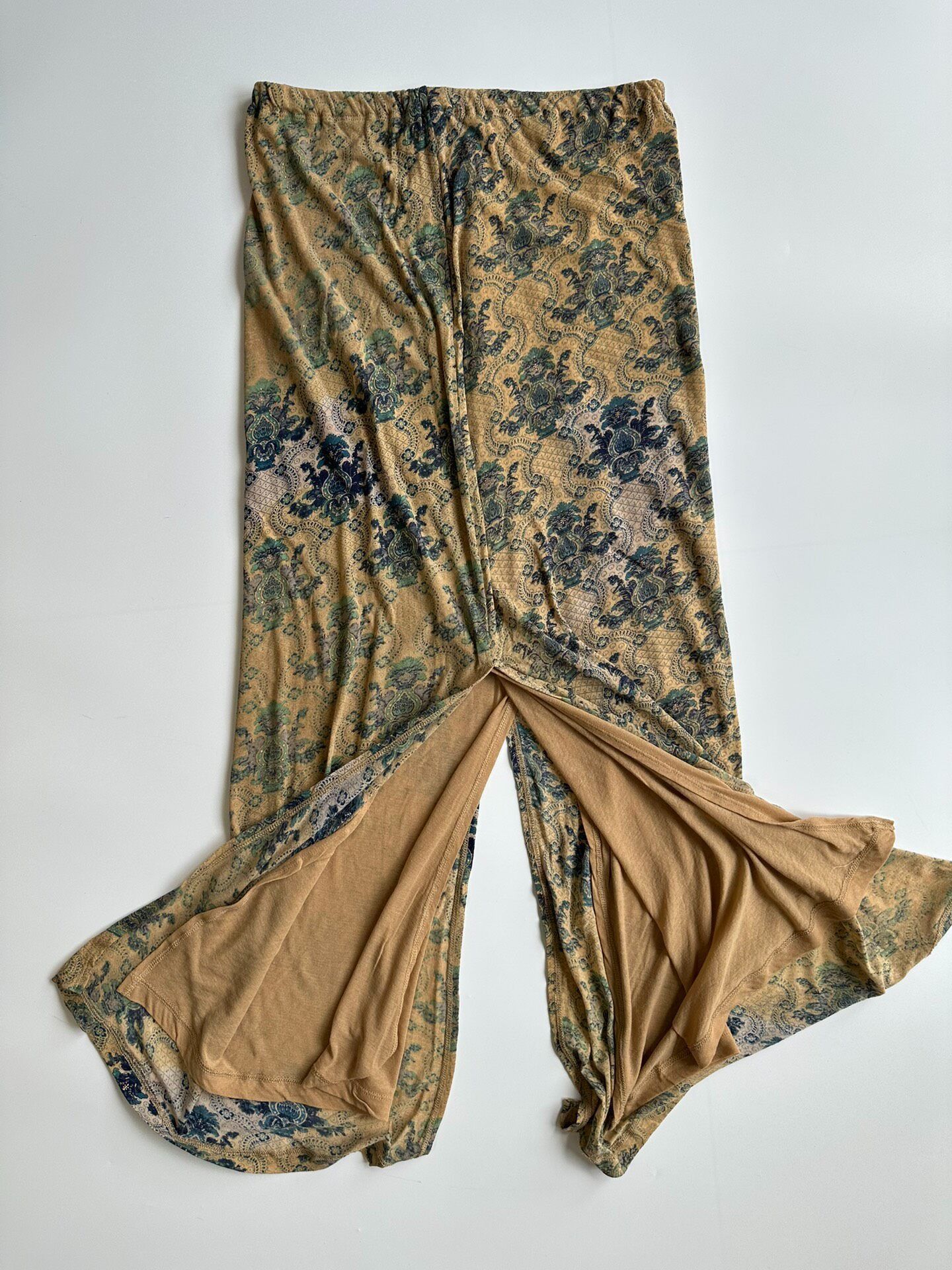 Issey Miyake ISSEY MIYAKE size3 Retro, ethnic-style long dress| Size 29" - 5 Thumbnail
