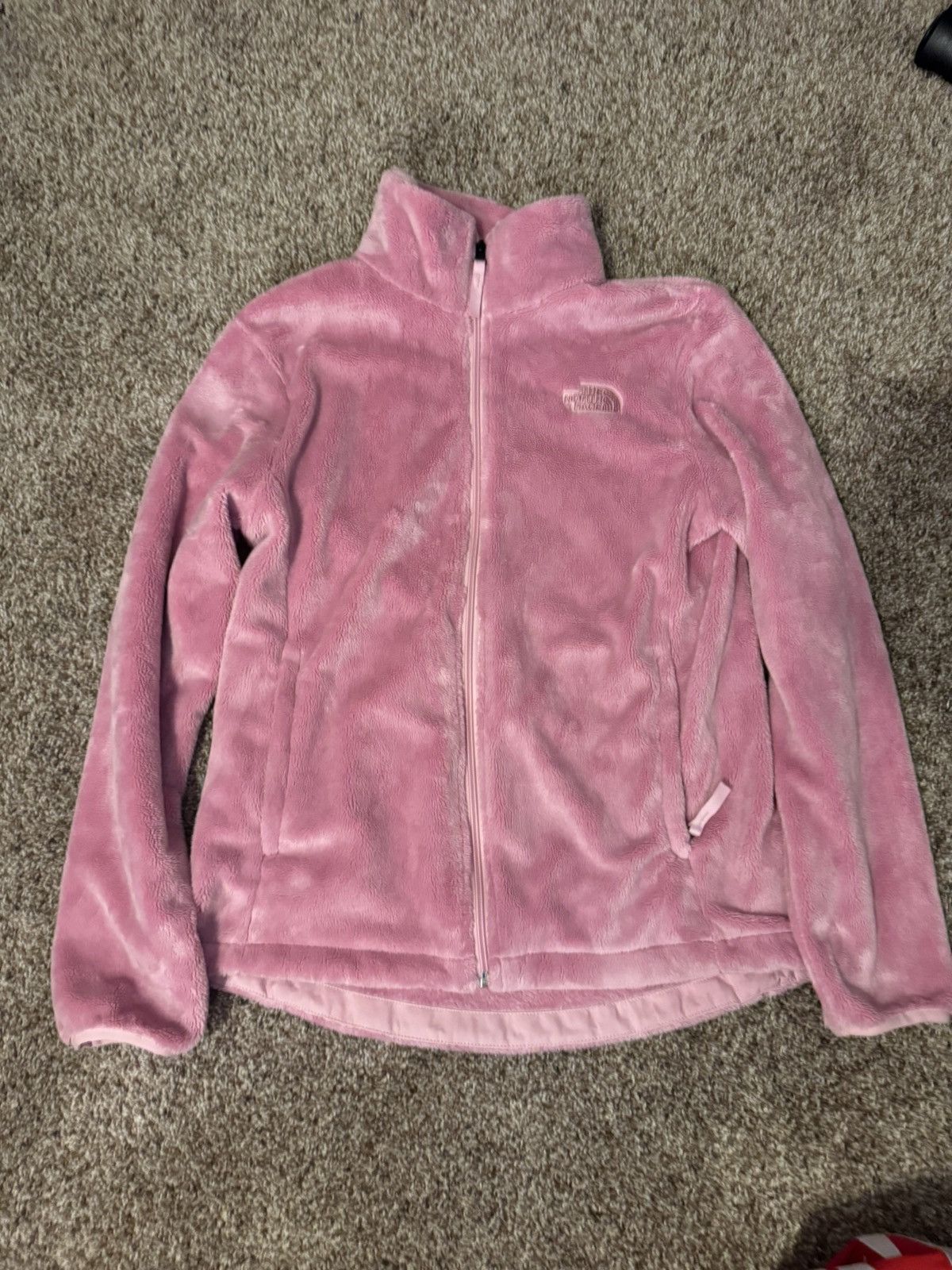 The North Face Pink Furry jacket Size M / US 6-8 / IT 42-44 - 1 Thumbnail