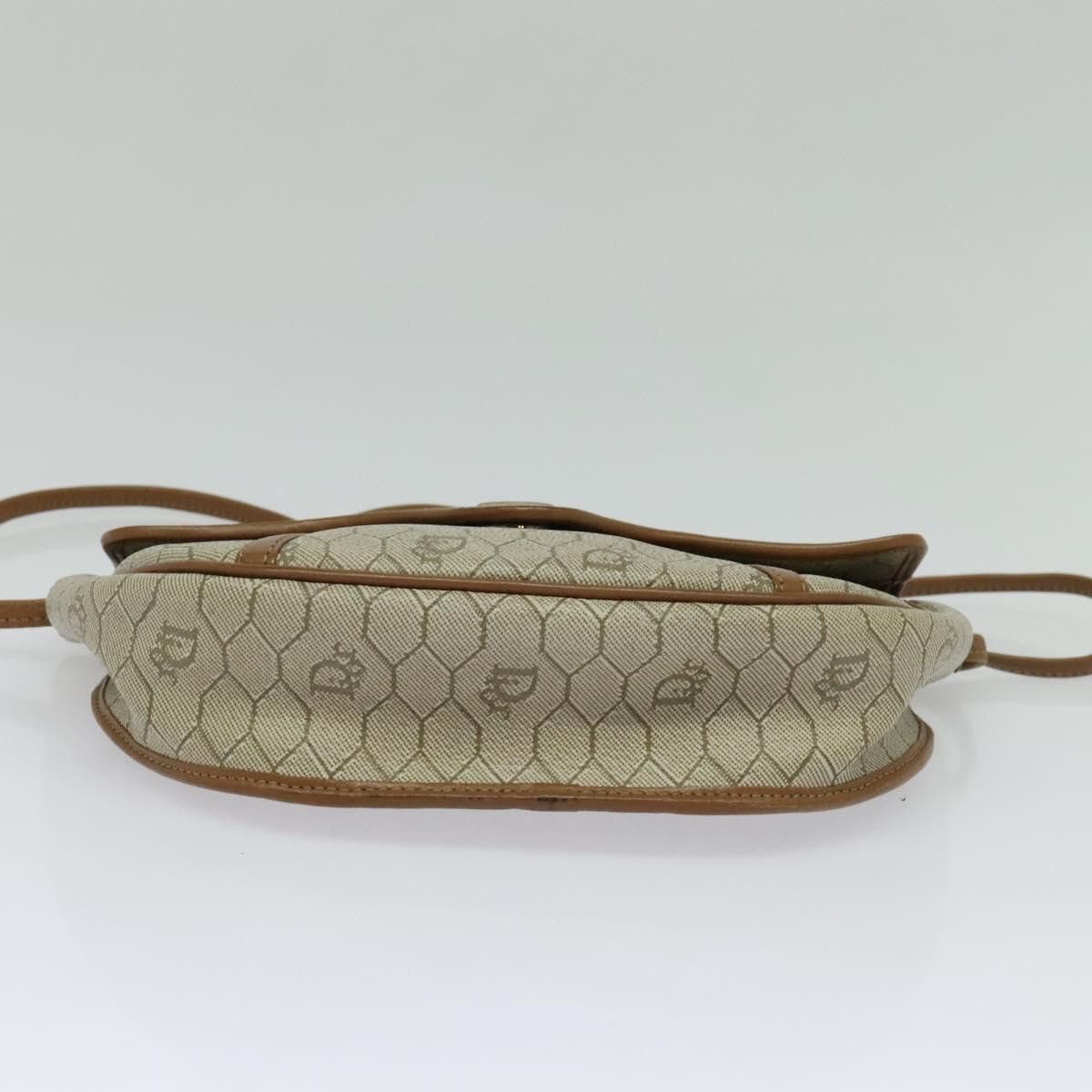 Dior DIOR Honeycomb Canvas Shoulder Bag Pvc Beige Gold Size ONE SIZE - 9 Thumbnail