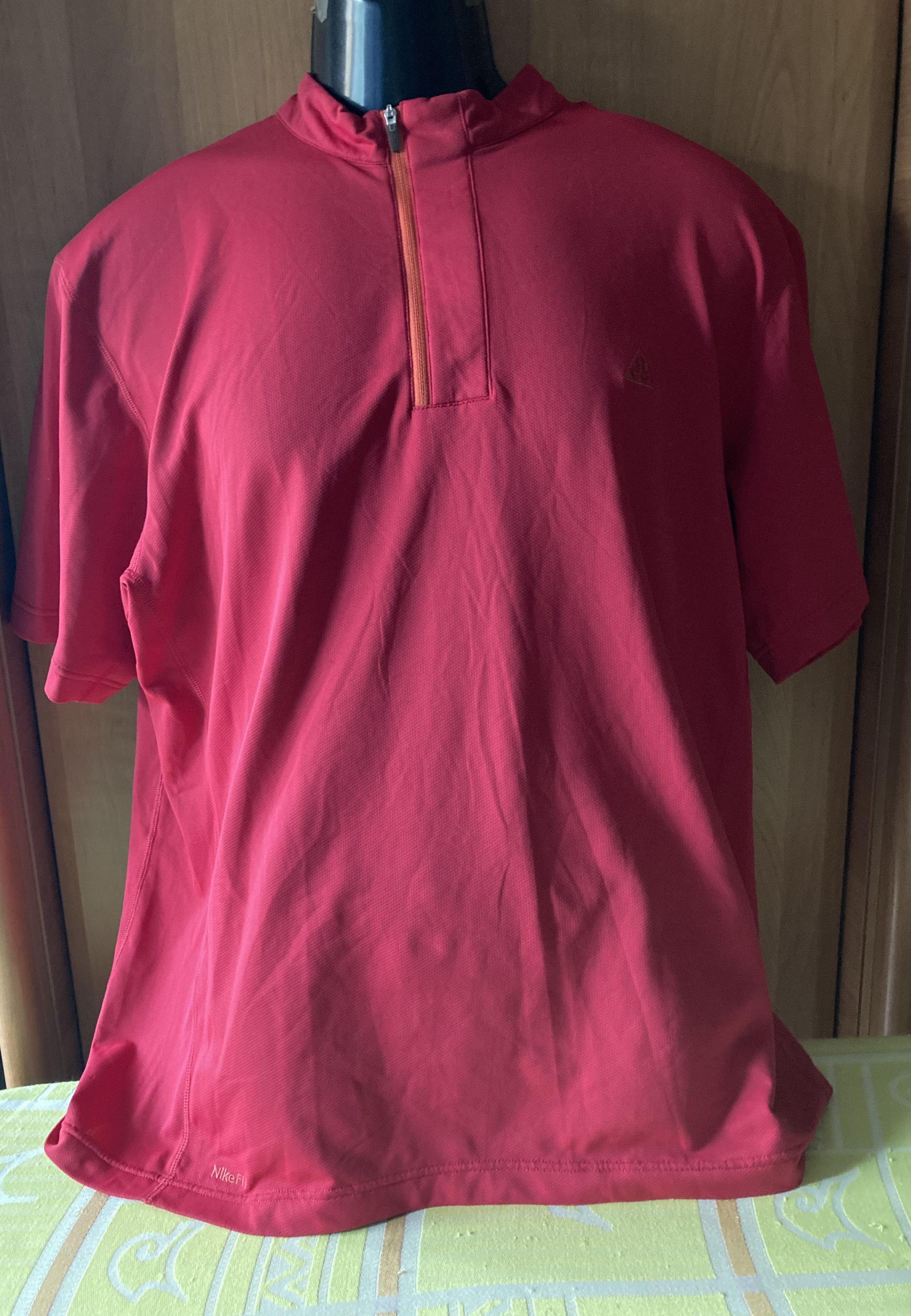 Nike ACG × Vintage Vintage Nike ACG 2000s Sport Quarter Zip Jersey Shirt Size US XL / EU 56 / 4 - 5 Thumbnail