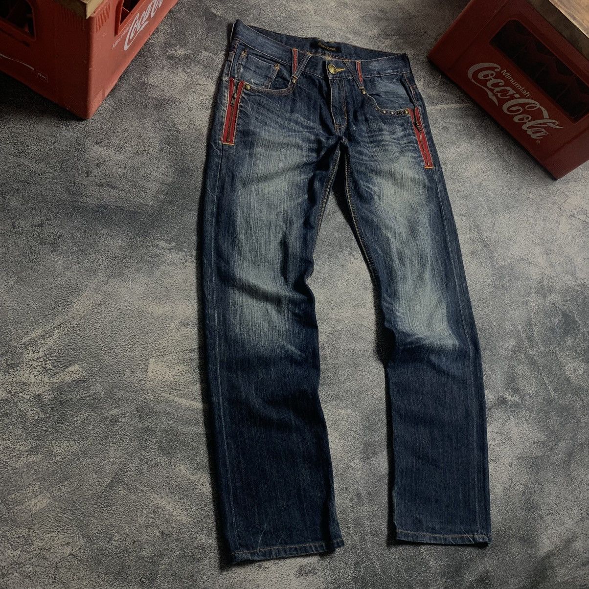 Japanese Brand Rush Hour Fadded jeans Size US 32 / EU 48 - 1 Thumbnail