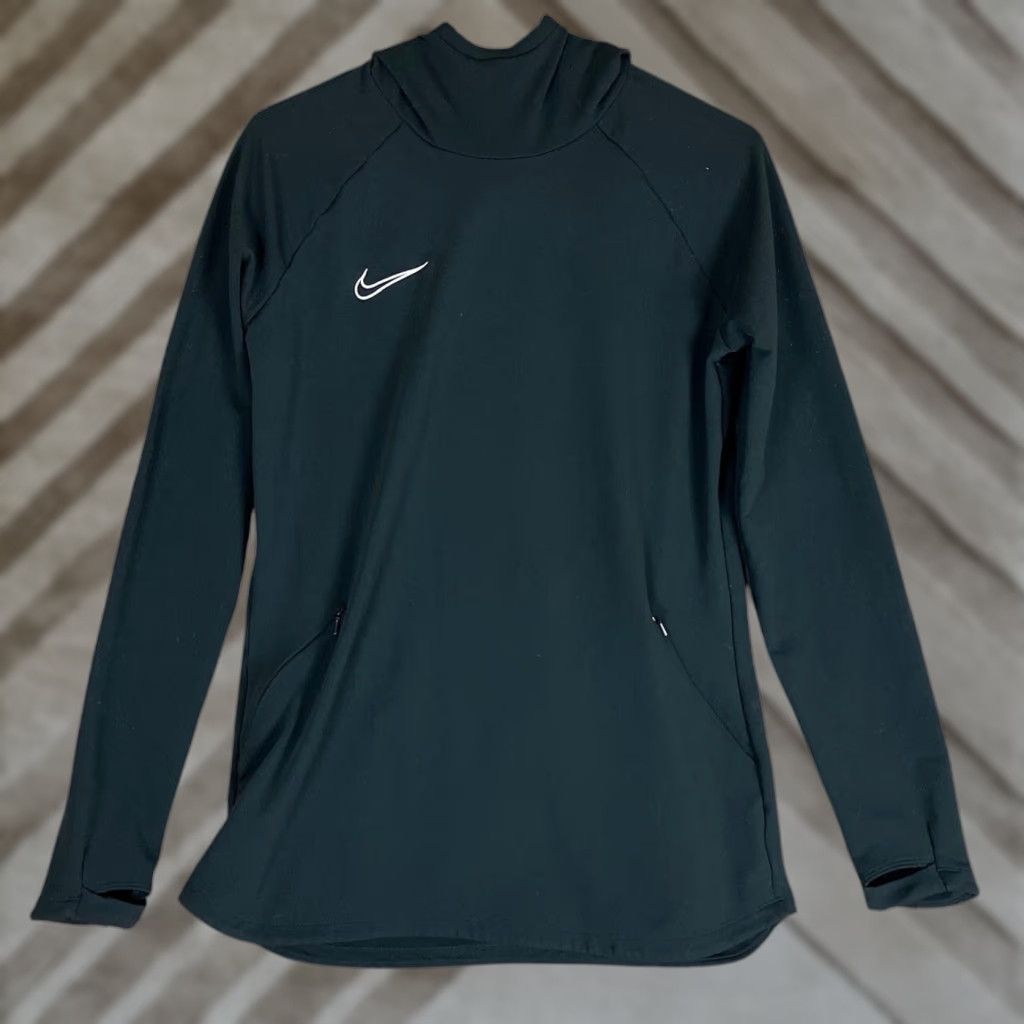 Nike Nike Womens Hoodie Black Dri Fit Slim Fit Hooded Pullover Medium Size M / US 6-8 / IT 42-44 - 1 Thumbnail