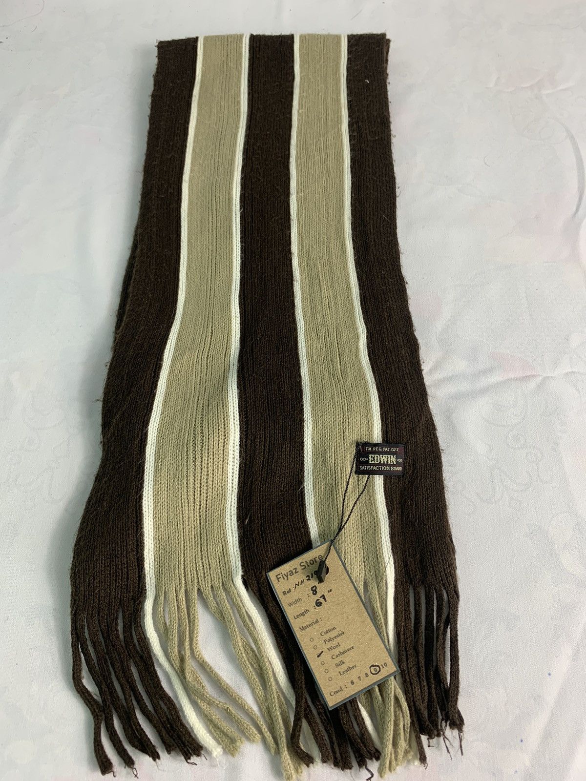 Edwin Edwin Stripped Scarf / Muffler / Neckwear Size ONE SIZE - 3 Thumbnail