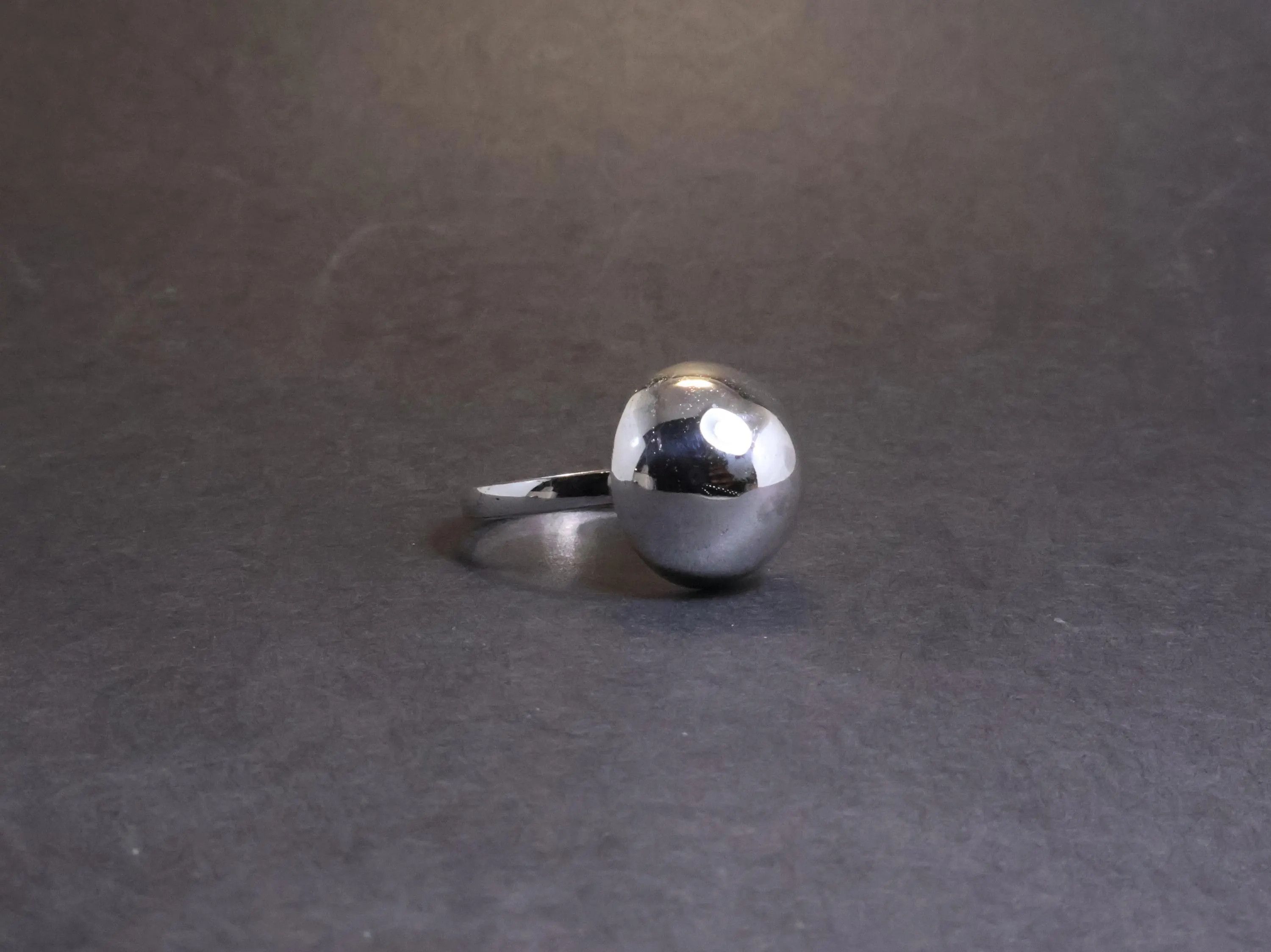 Handmade Ball Ring, 925 Sterling Silver Handmade Silver Woman Ring, Size ONE SIZE - 3 Thumbnail