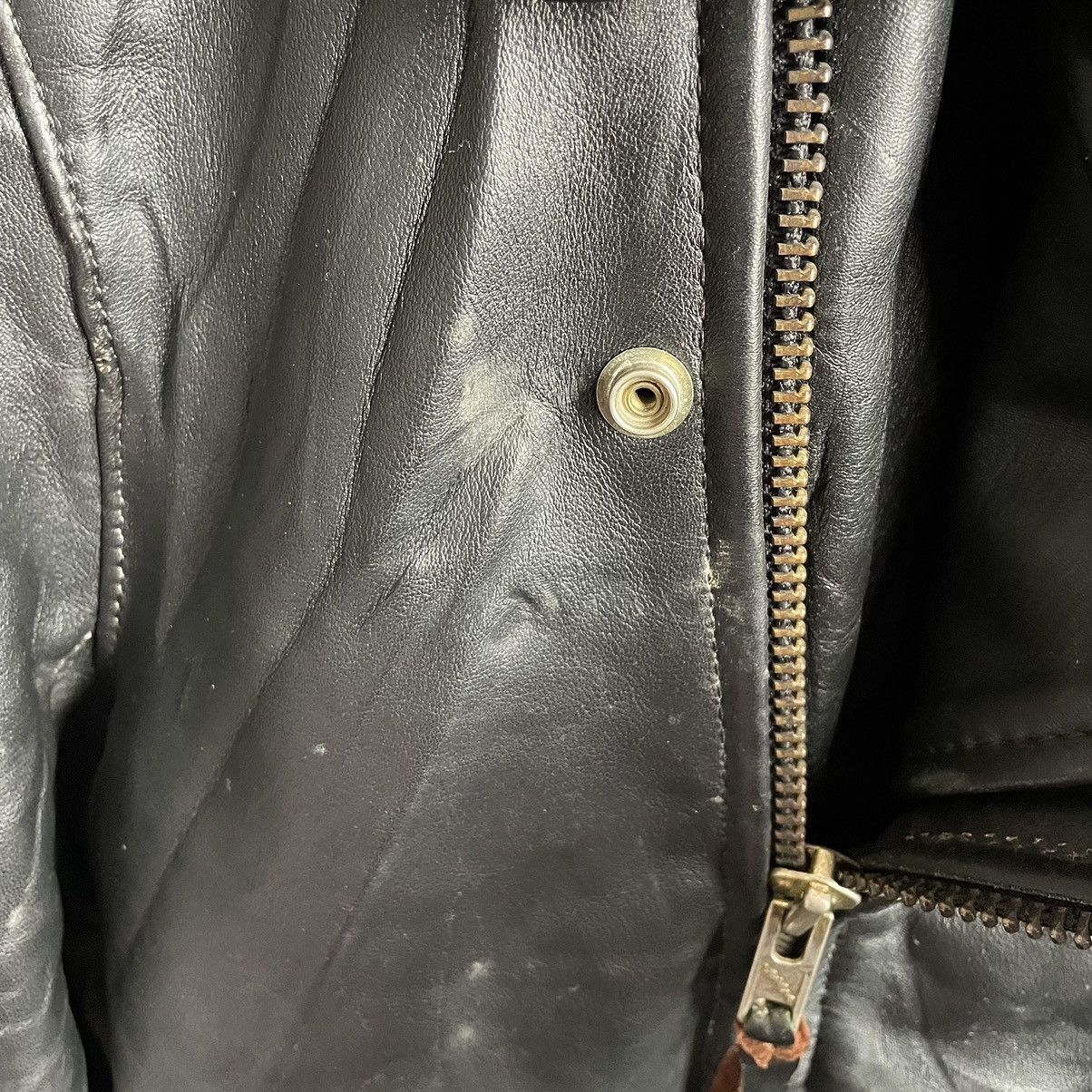 Vanson Leathers × Vintage Vintage Vanson Leather Double Collar Leather Jacket Size US M / EU 48-50 / 2 - 8 Thumbnail