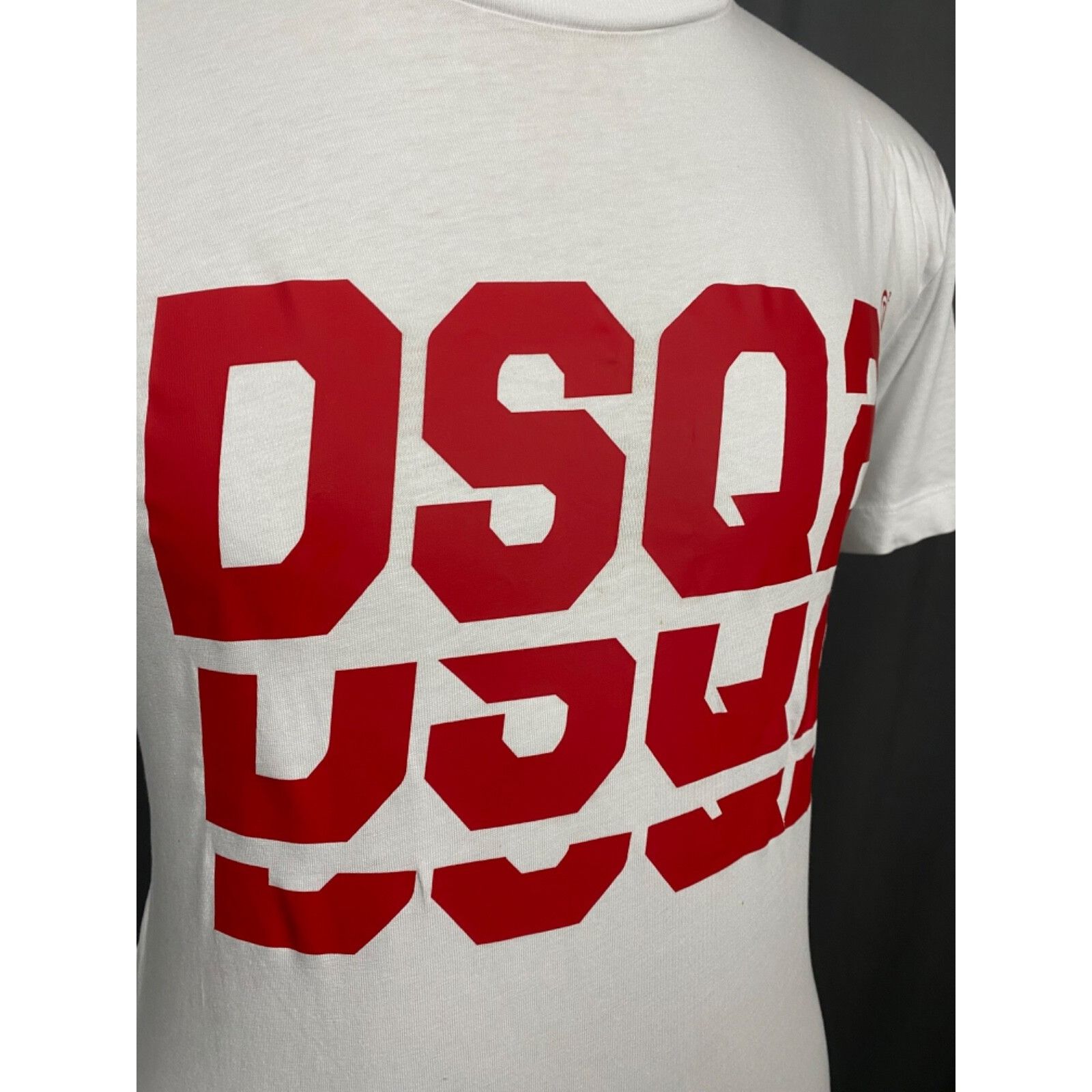 Dsquared2 Dsquared2 Big Logo Men's White T-Shirt Size M Size US M / EU 48-50 / 2 - 8 Thumbnail