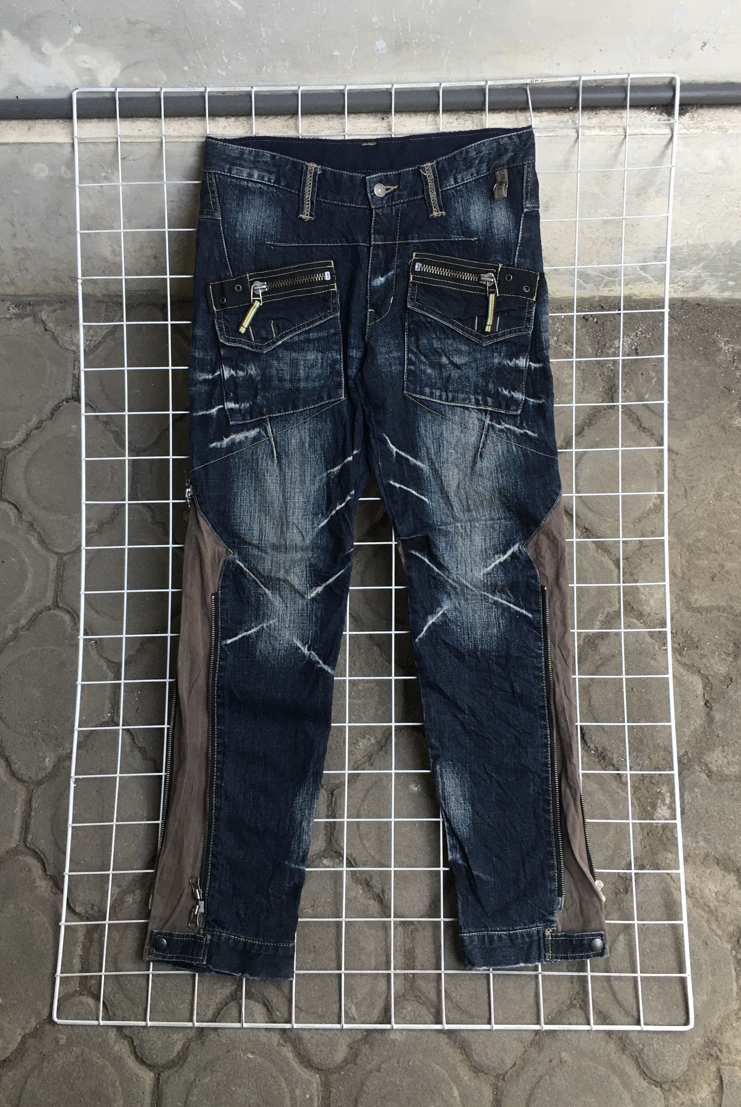PPFM PPFM Multi zip biker pants Size US 32 / EU 48 - 1 Thumbnail