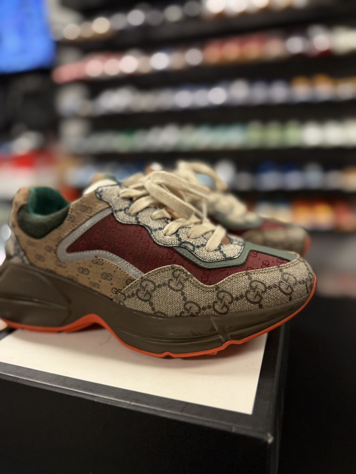 Gucci Gucci Rhyton Women’s Sneakers Size 36/6US 🧼 Size US 6 / IT 36 - 2 Thumbnail