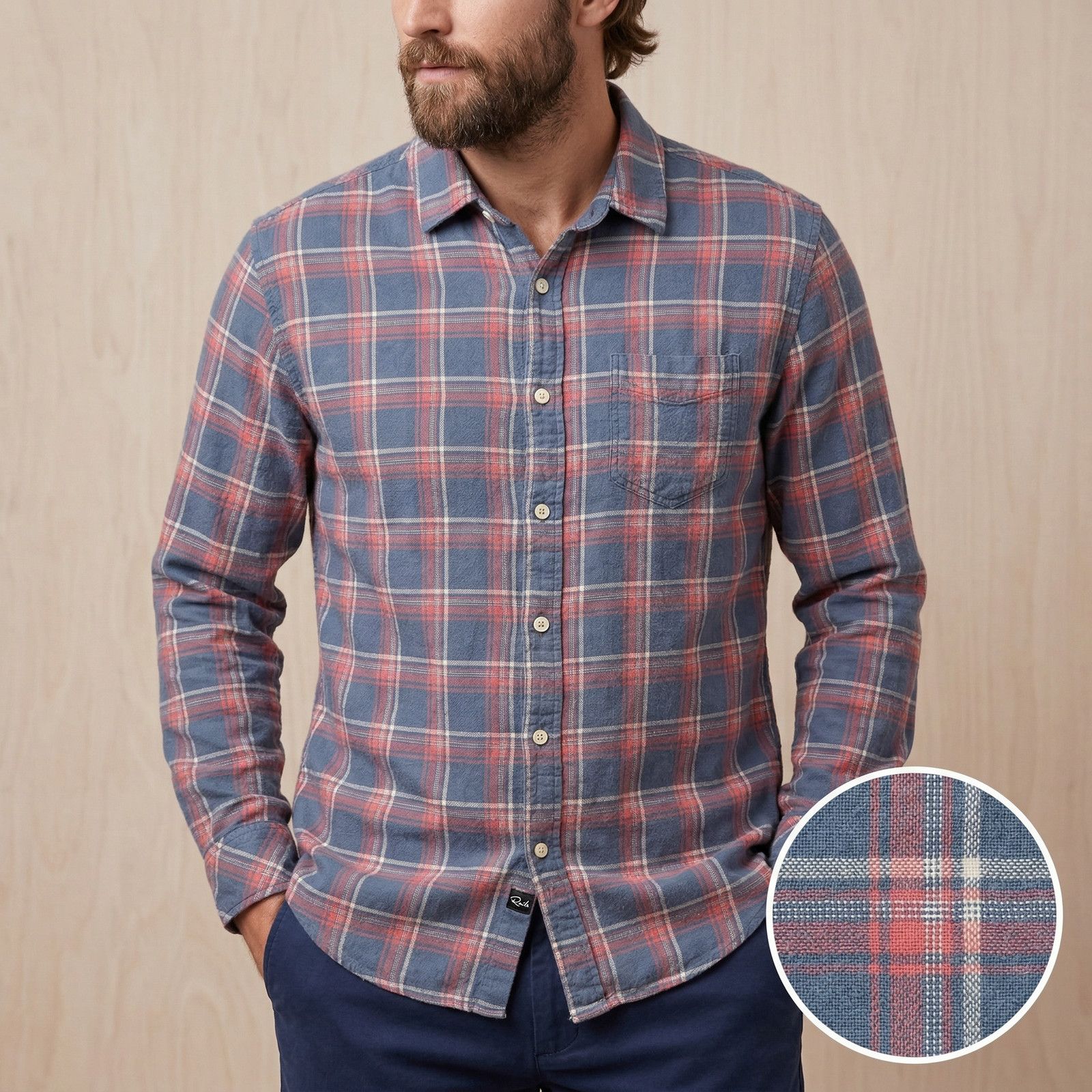 Rails Rails Men's Flannel Shirt Plaid LS Button Down M Size US M / EU 48-50 / 2 - 1 Thumbnail