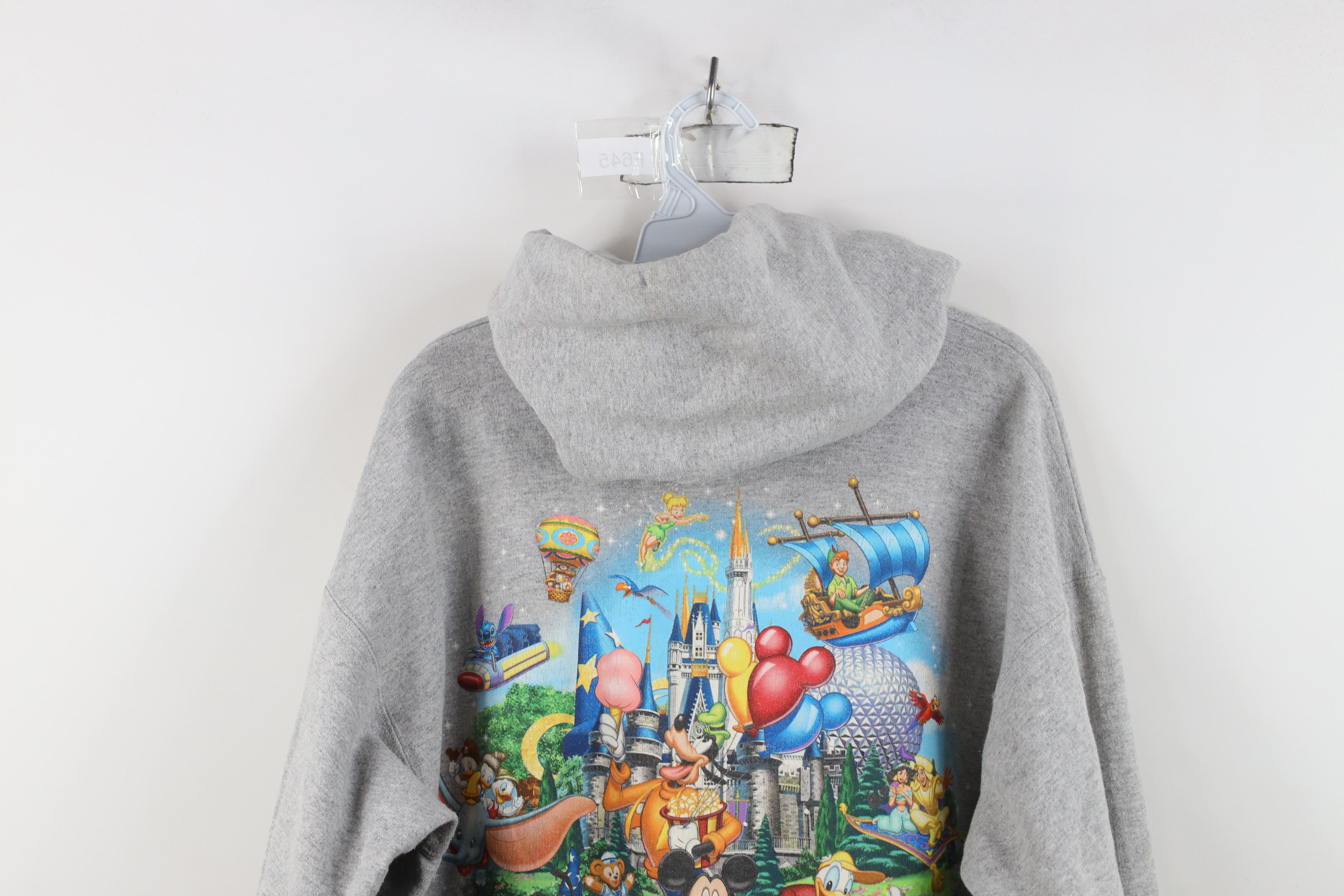 Vintage Vintage Y2K Walt Disney World Spell Out Full Zip Hoodie Size US M / EU 48-50 / 2 - 16 Thumbnail