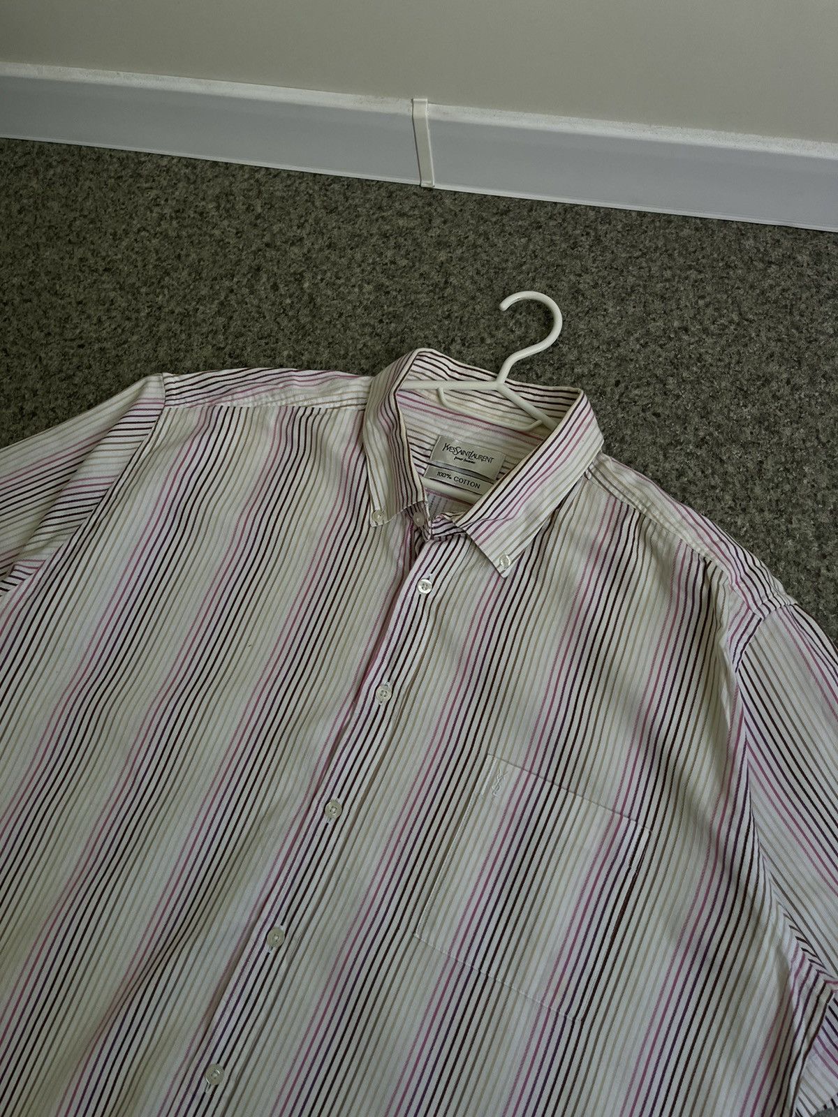 Yves Saint Laurent Vintage Yves Saint Laurent Short sleeve shirt Size US XXL / EU 58 / 5 - 2 Thumbnail