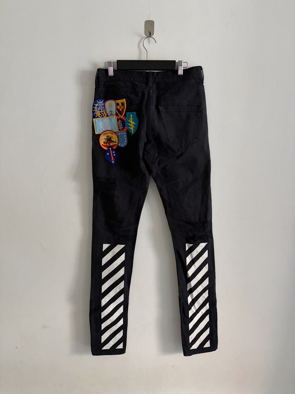 Off-White OFF WHITE PATCH RIPPED SS15 RARE Size US 29 - 2 Thumbnail