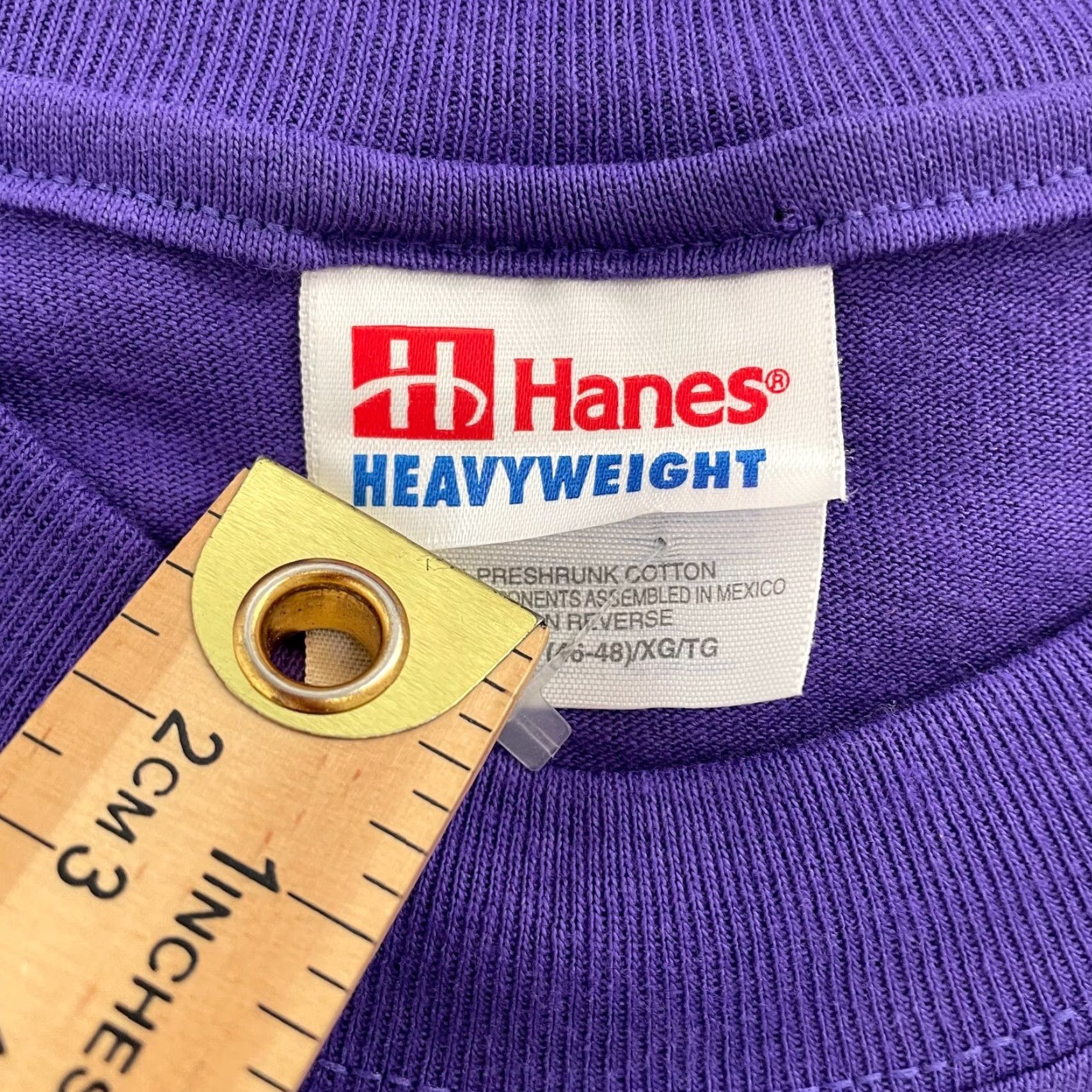 Vintage VINTAGE Hanes Heavyweight The Scream Shirt XL Purple Graphic Print 90s Psychedelic Mens Size US XL / EU 56 / 4 - 6 Thumbnail