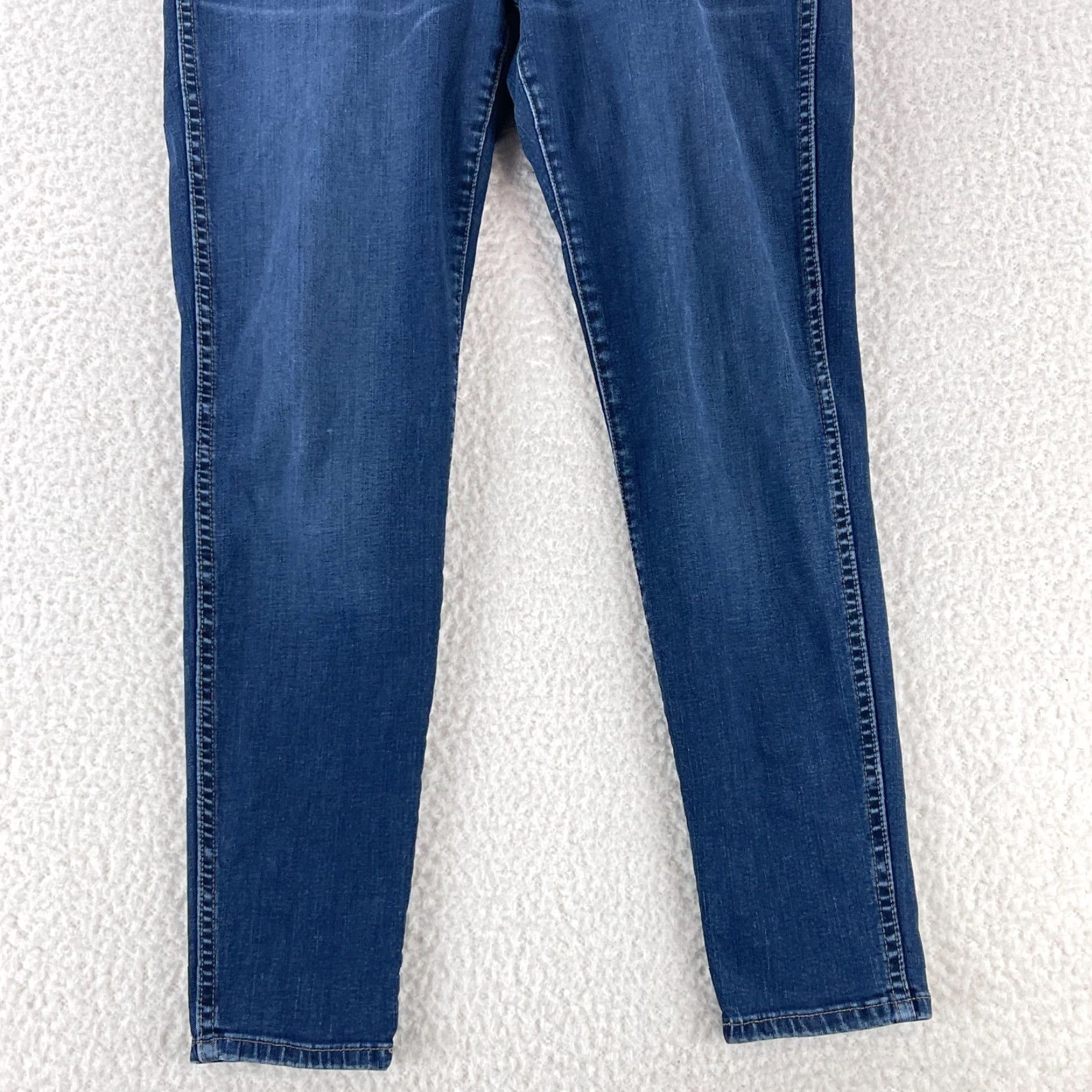 Madewell Madewell Jeans Womens Regular 31 Blue Denim 10" High-Rise Skinny Jeans Casual Size 24" / US 00 / IT 34 - 3 Thumbnail