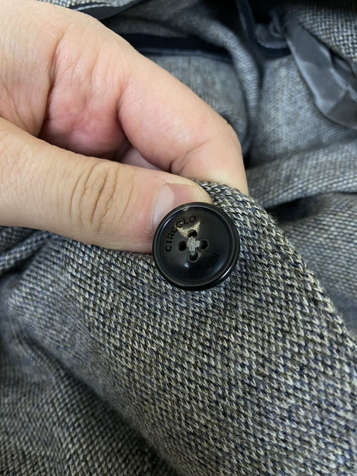 Circolo 1901 Circolo 1901 unlined wool Patterned Half Line Blazer jacket Size 48R - 13 Thumbnail