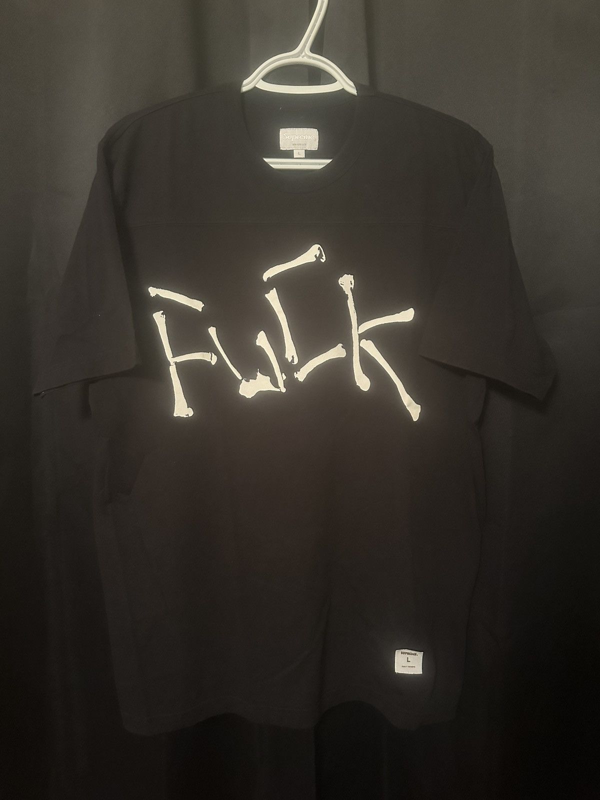 Supreme Supreme S/S13 “ FUCK “ Bones T-Shirt Size US L / EU 52-54 / 3 - 1 Thumbnail