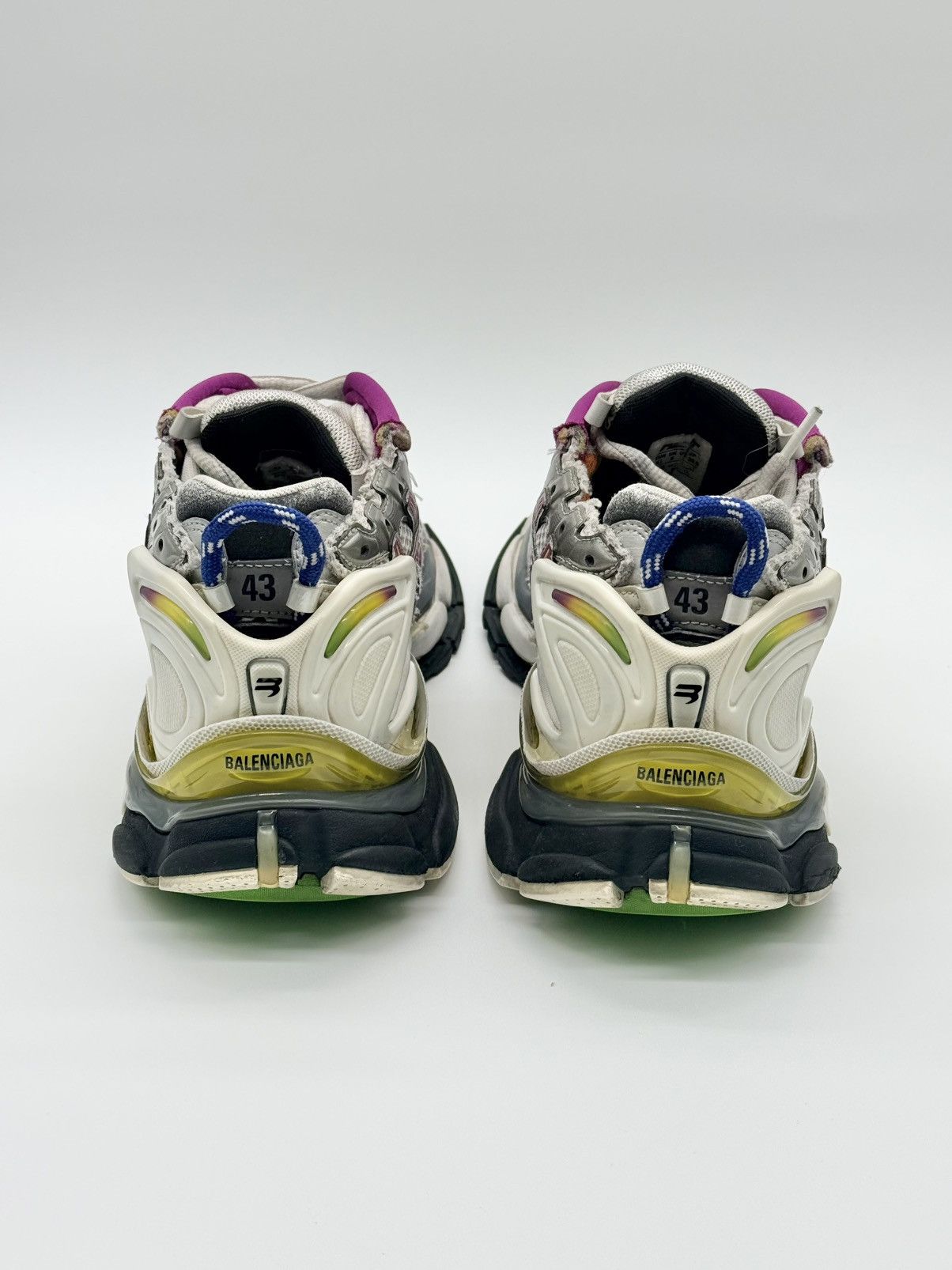 Balenciaga Size 10 - Balenciaga Runner Sneaker Multi-Color Size US 10 / EU 43 - 5 Thumbnail
