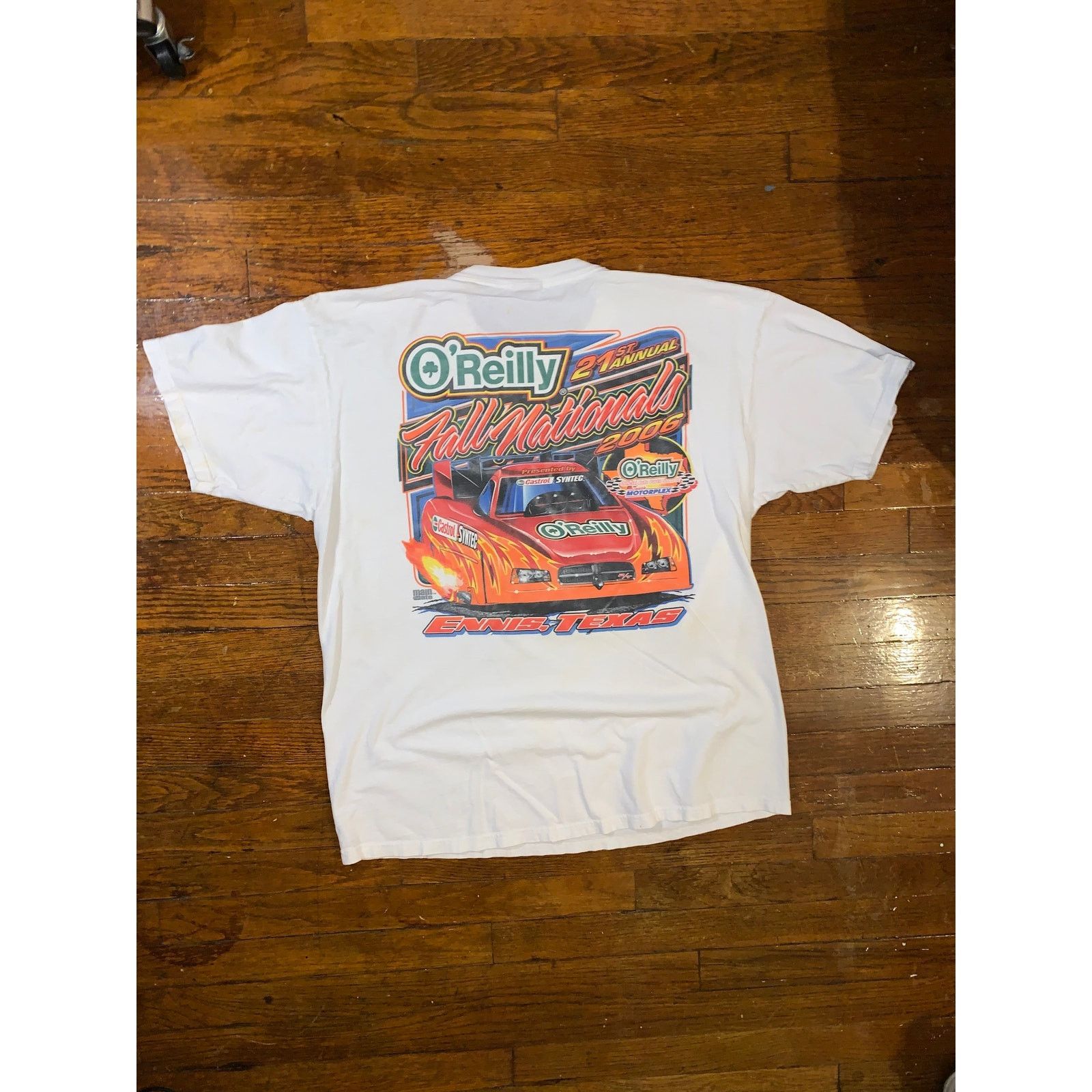 Other × Vintage 2006 O’Reilly Fall Nationals Drag Racing T Shirt NHRA Car Size US XL / EU 56 / 4 - 3 Thumbnail