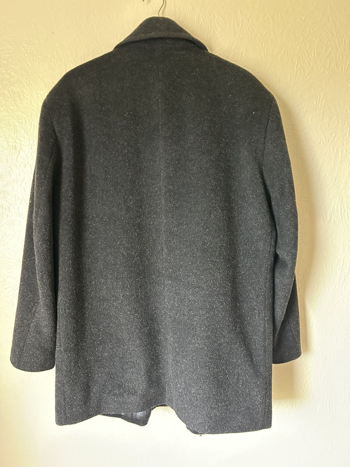 Crombie Crombie men's double-breasted wool-blend pea coat Size US XL / EU 56 / 4 - 8 Thumbnail