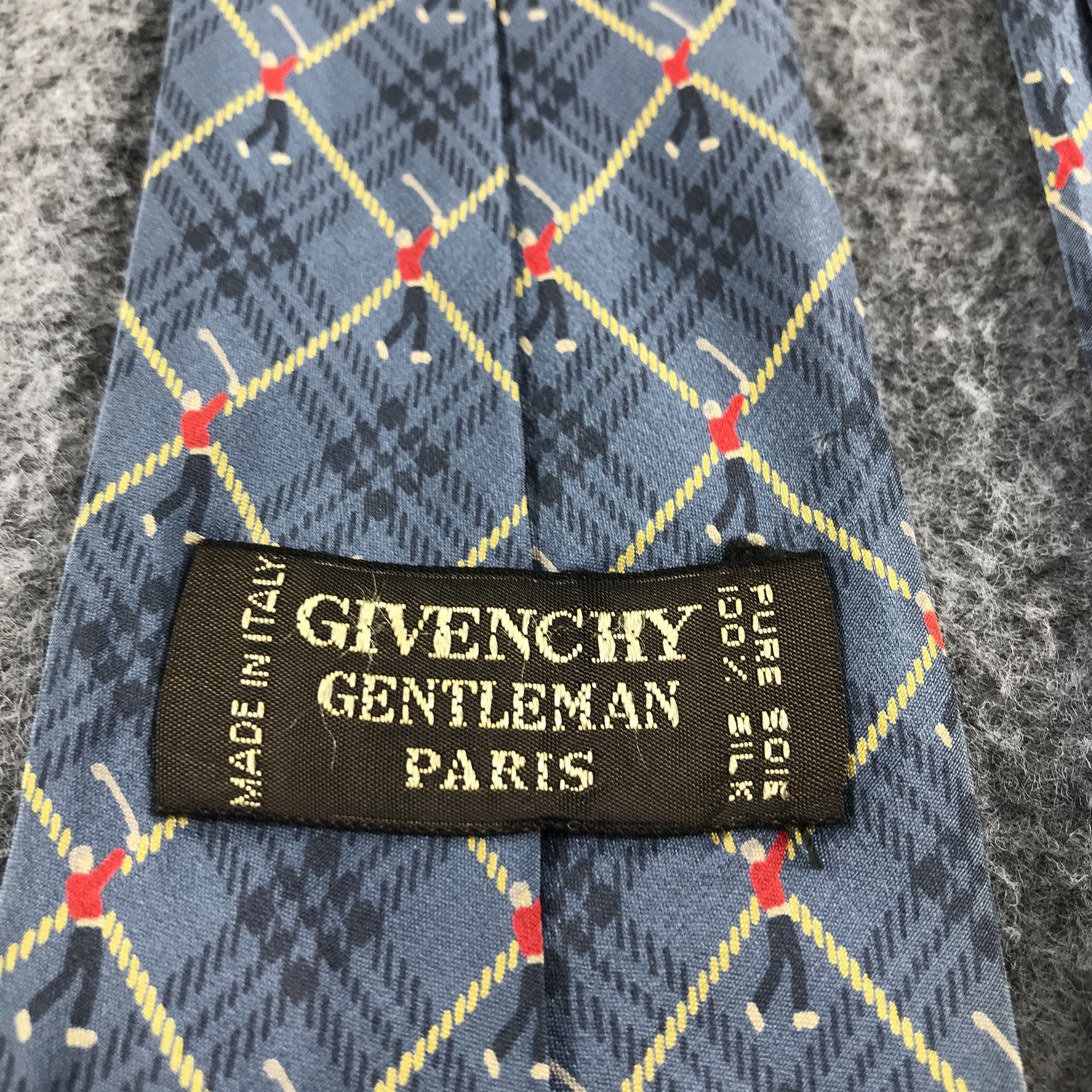 Givenchy × Vintage Vintage Givenchy Golfer Silk Neck Ties T19 Size ONE SIZE - 3 Thumbnail