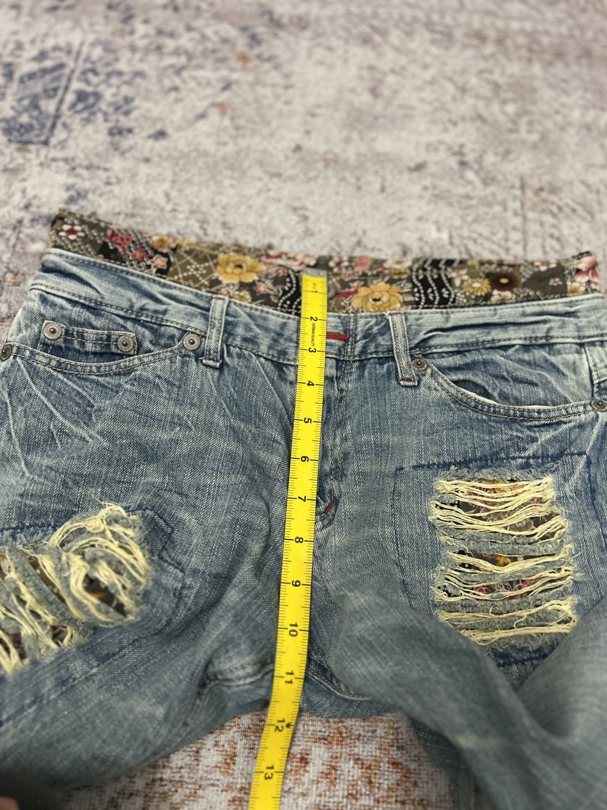 Hysteric Glamour Japanese Brand Doublle layer Rippert Jeans Size US 32 / EU 48 - 13 Thumbnail