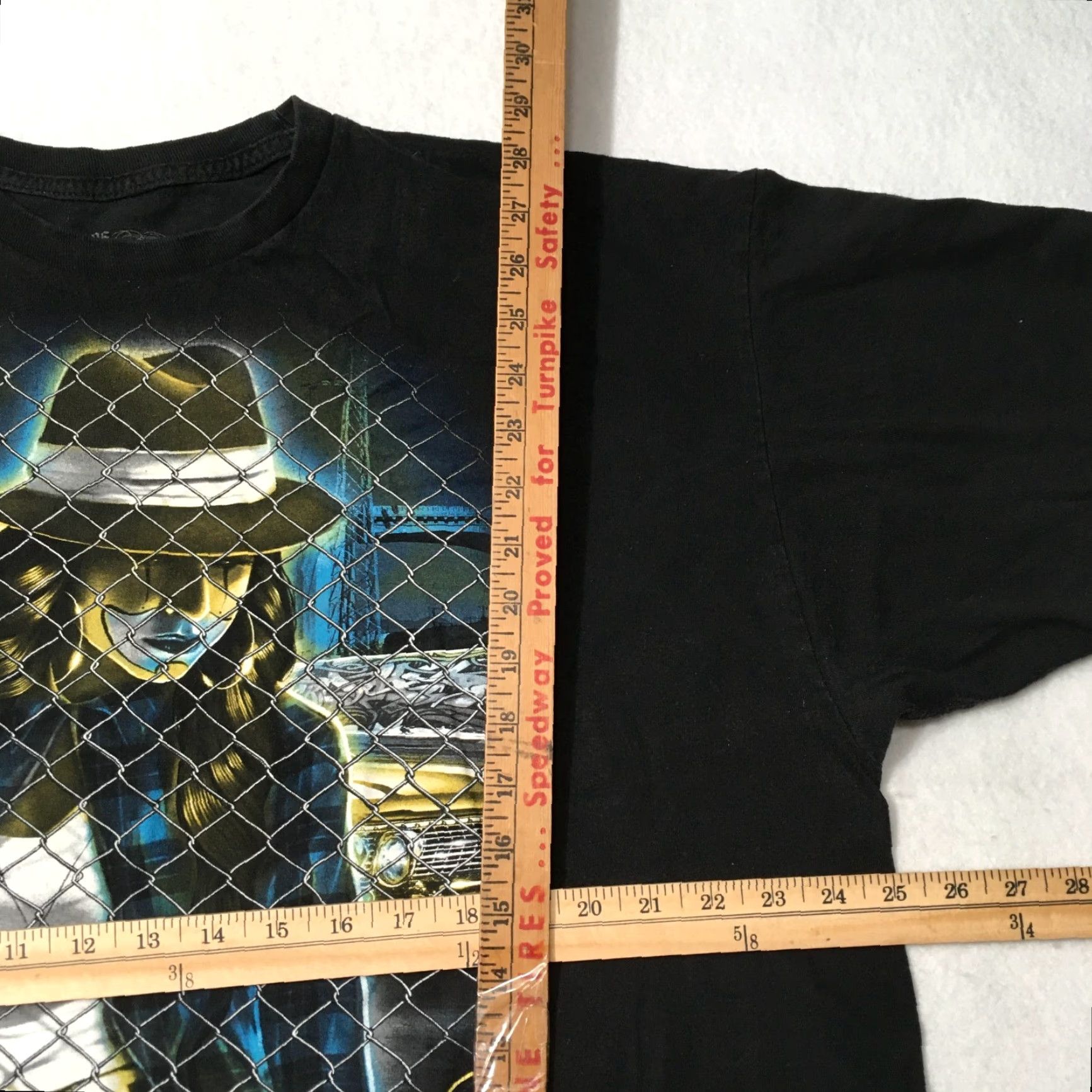 Etro DYse One T-Shirt Barrio Lowrider Skeleton Vintage Dyse One Barrio T-Shirt Retro Men's 2XL Black Cotton Crew Neck Short Sleeve Shirt Mens Size US XXL / EU 58 / 5 - 3 Thumbnail