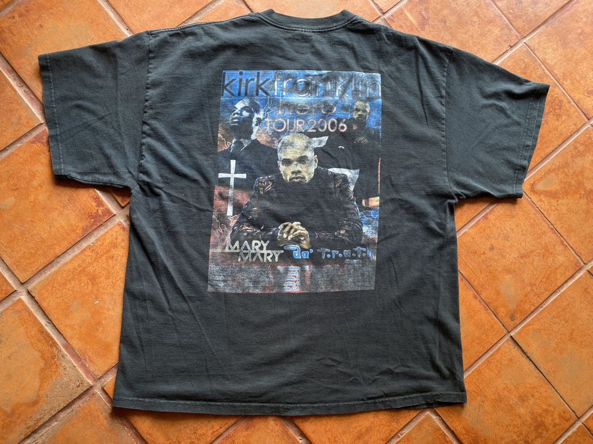 Rap Tees Kirk Franklin hero Tour 2006 Vintage T shirt Size US XXL / EU 58 / 5 - 4 Thumbnail