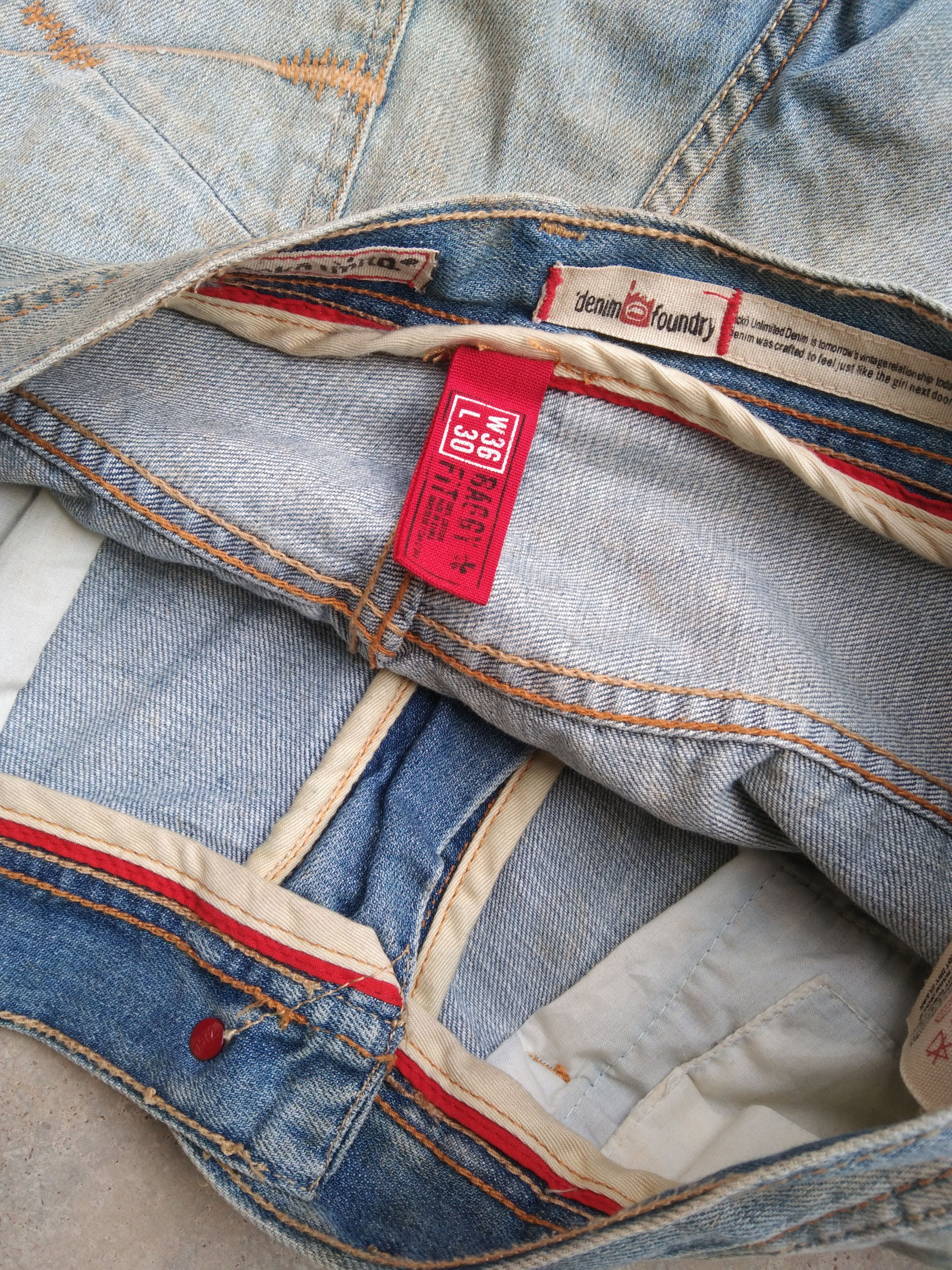 Ecko Unltd. × Vintage Vintage Ecko Unltd. Rusty Wash Hip Hop Baggy Jeans 36x30 Size US 36 / EU 52 - 6 Thumbnail