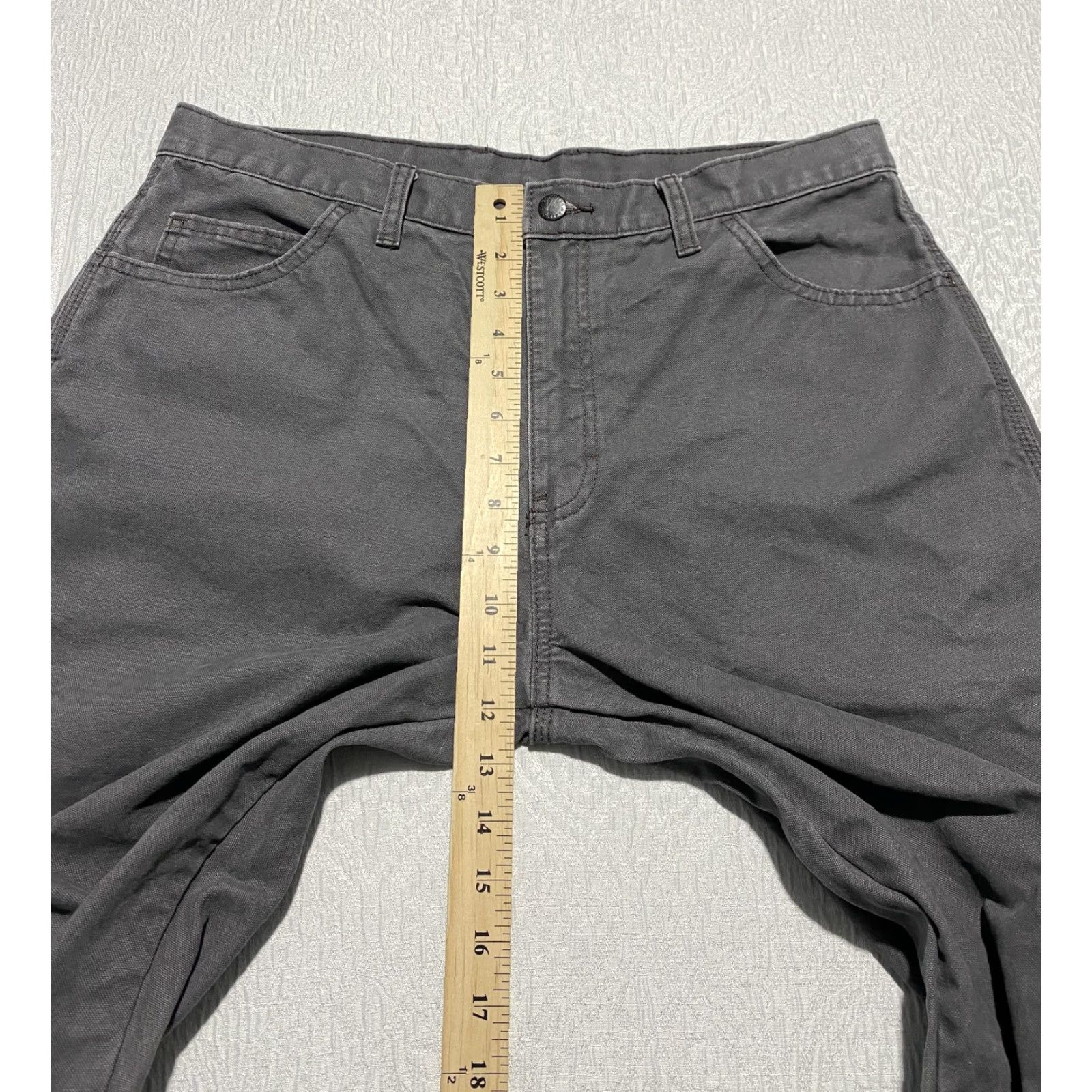 Dickies Dickies Work Pants Mens 34x32 Charcoal Gray Carpenter Utility Cotton Pants Size US 34 / EU 50 - 6 Thumbnail