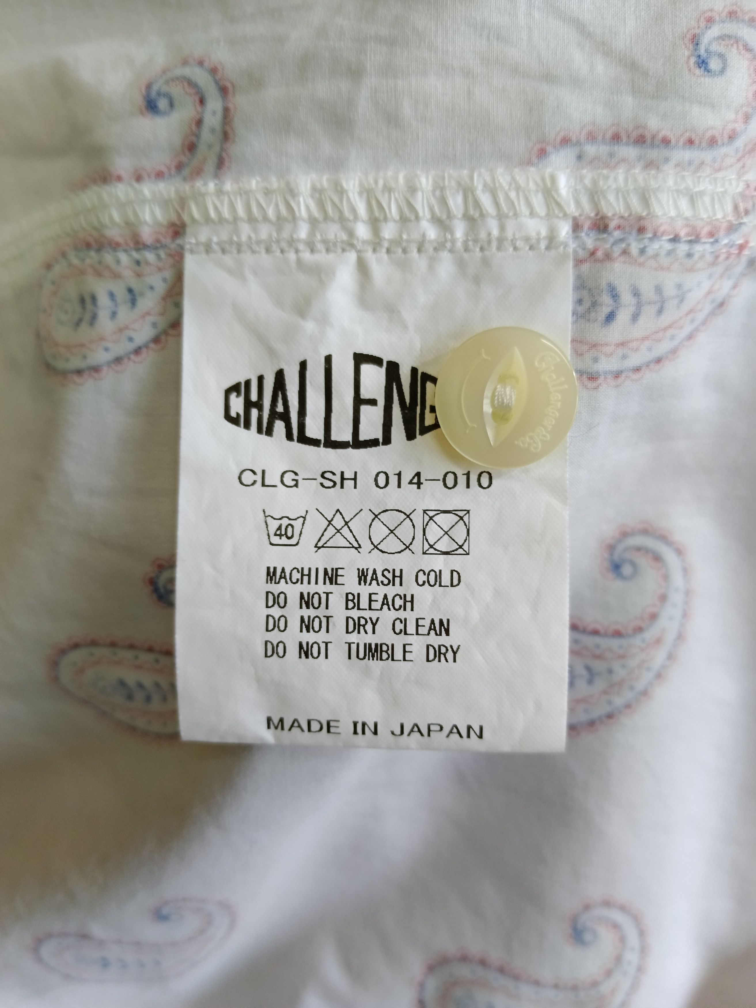 CHALLENGER PAISLEY FULLPRINT CHALLENGGER BUTTON UP Size US M / EU 48-50 / 2 - 6 Thumbnail