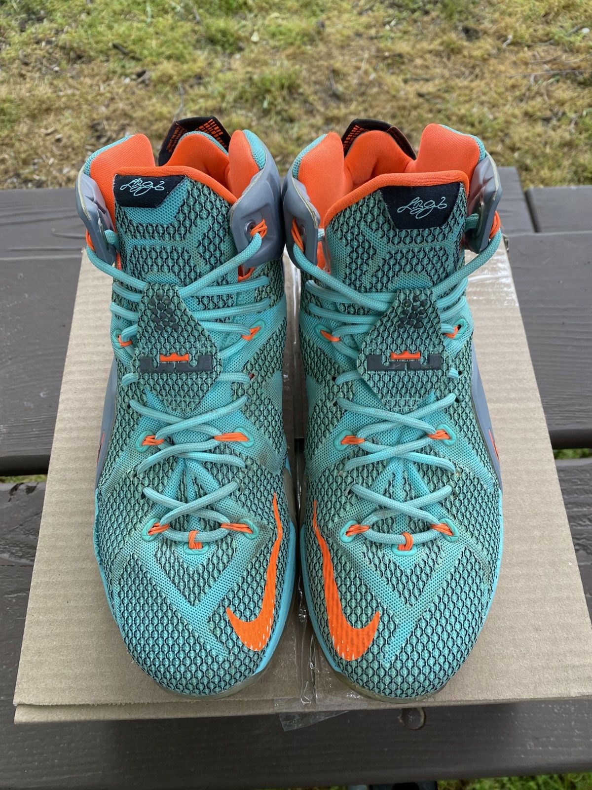 Nike Nike LeBron 12 NSRL 684593301 Size 9.5 Men Size US 9.5 / EU 42-43 - 2 Thumbnail